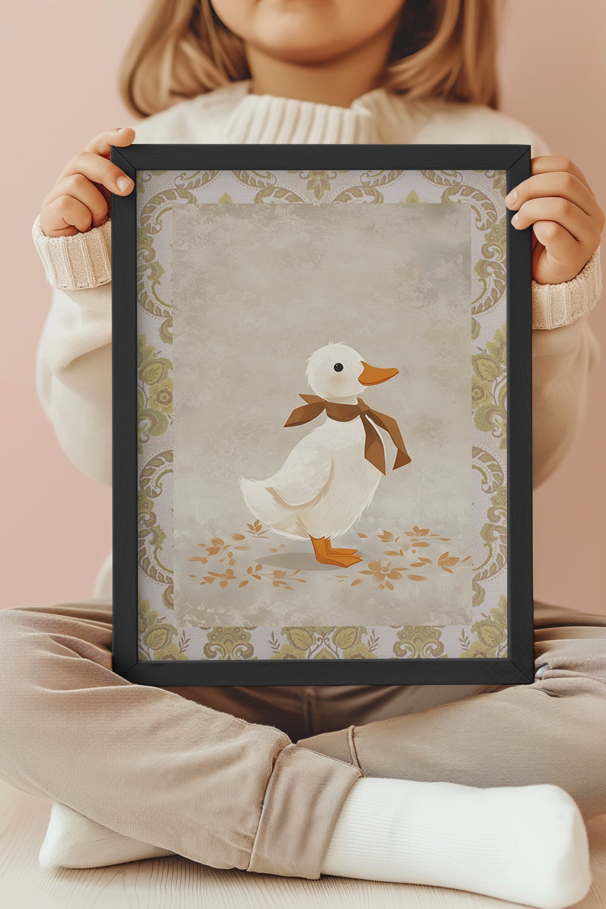 Çocuk Odası, Bebek Odası Siyah Çerçeveli Poster, Tablo No:62