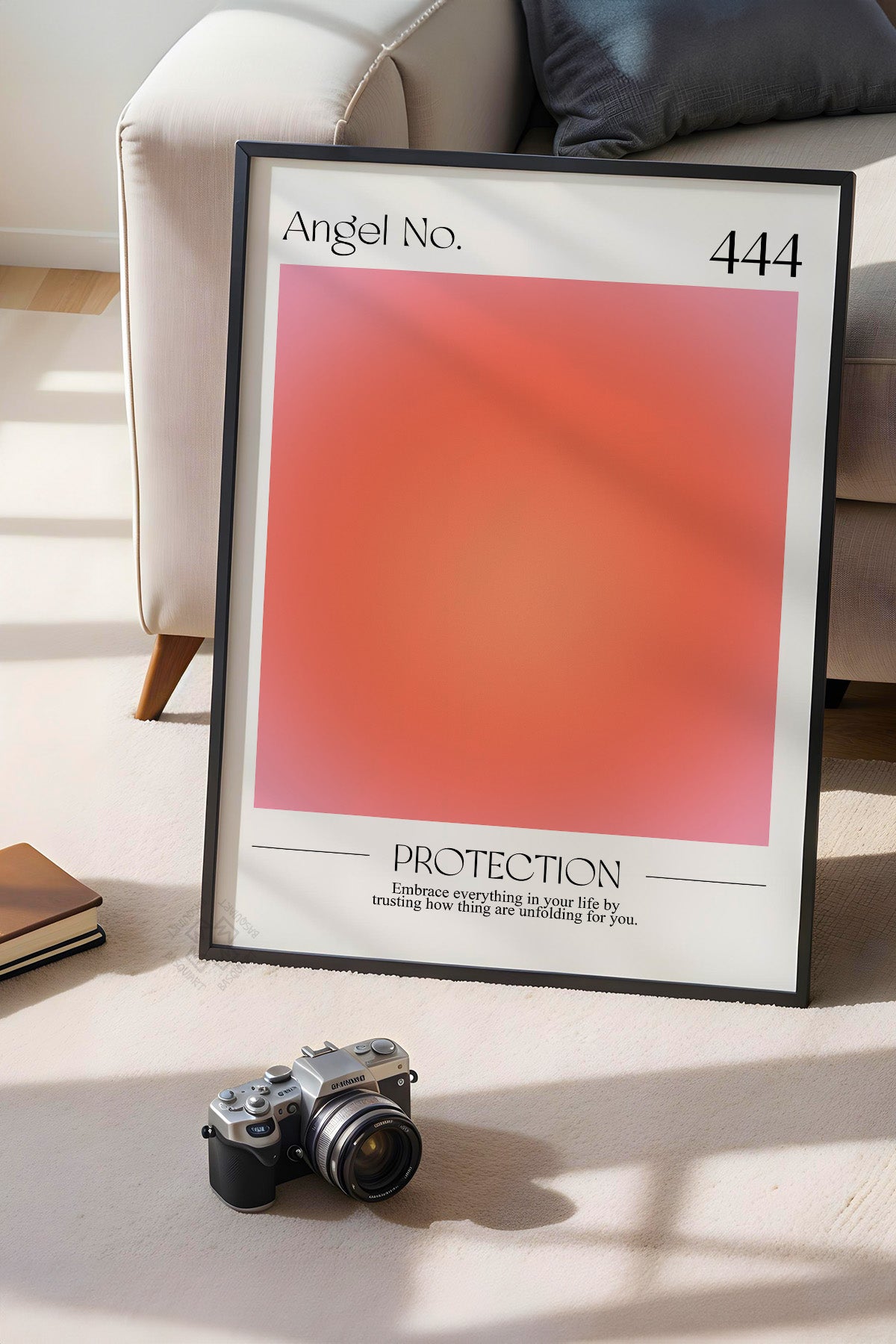 Aura Serisi Siyah Çerçeveli Poster, Tablo No:8