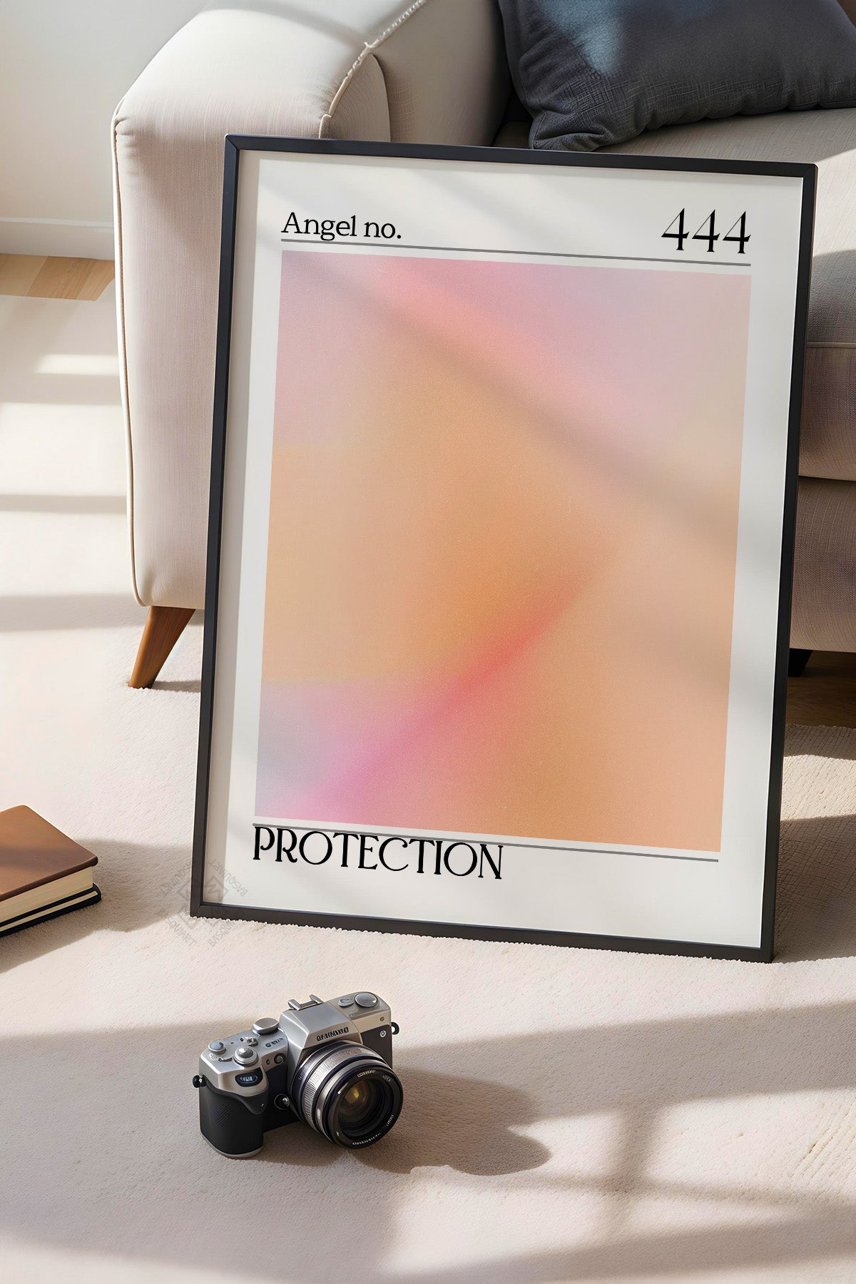 Aura Serisi Siyah Çerçeveli Poster, Tablo No:73