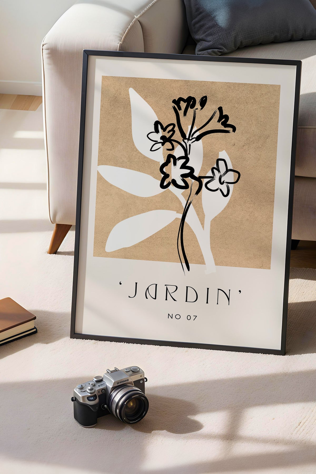 Bohemian Serisi Siyah Çerçeveli Poster, Tablo No:120