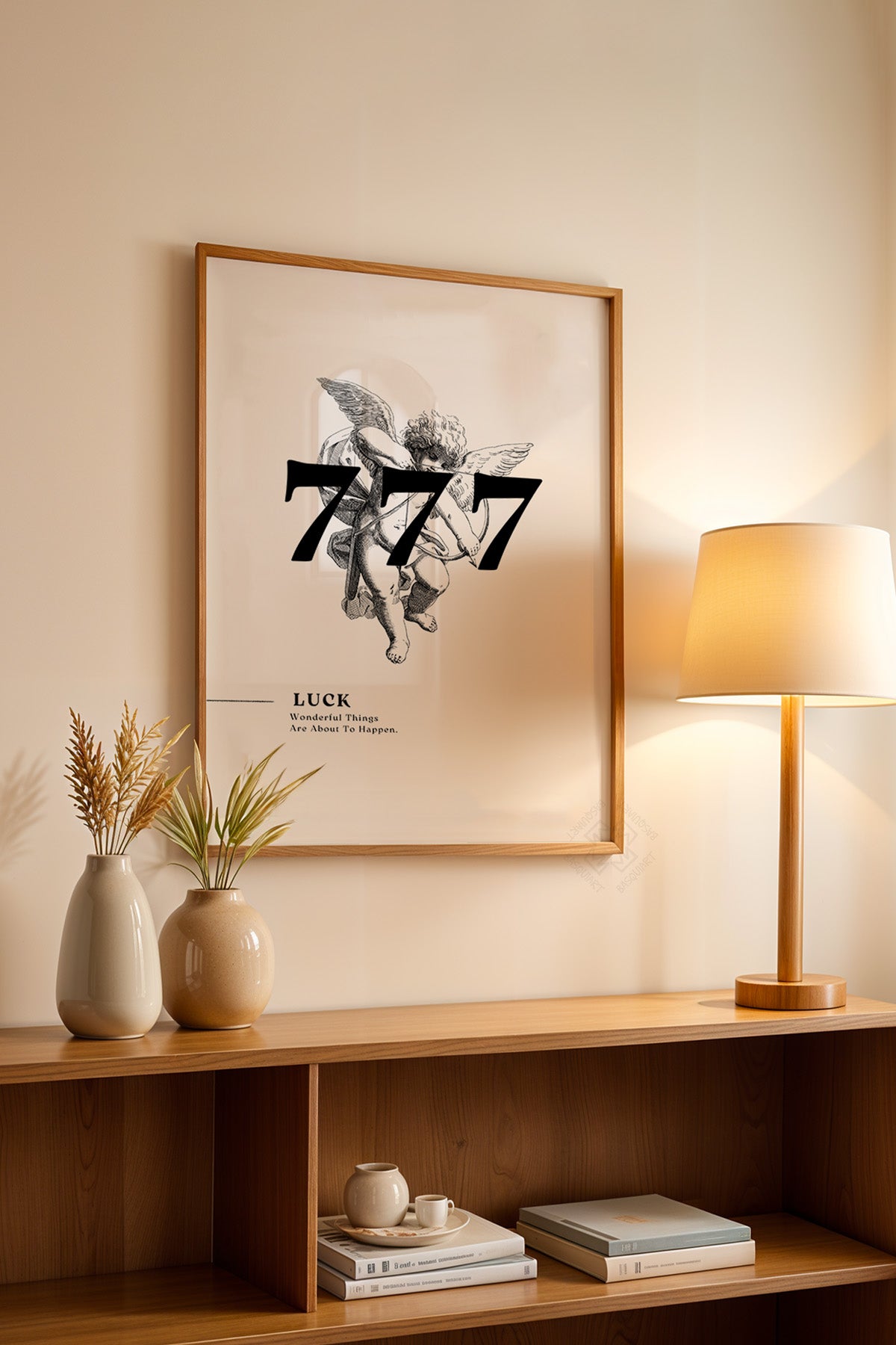 Lucky You Serisi Ahşap Çerçeveli Poster, Tablo Duvar Dekoru No:108