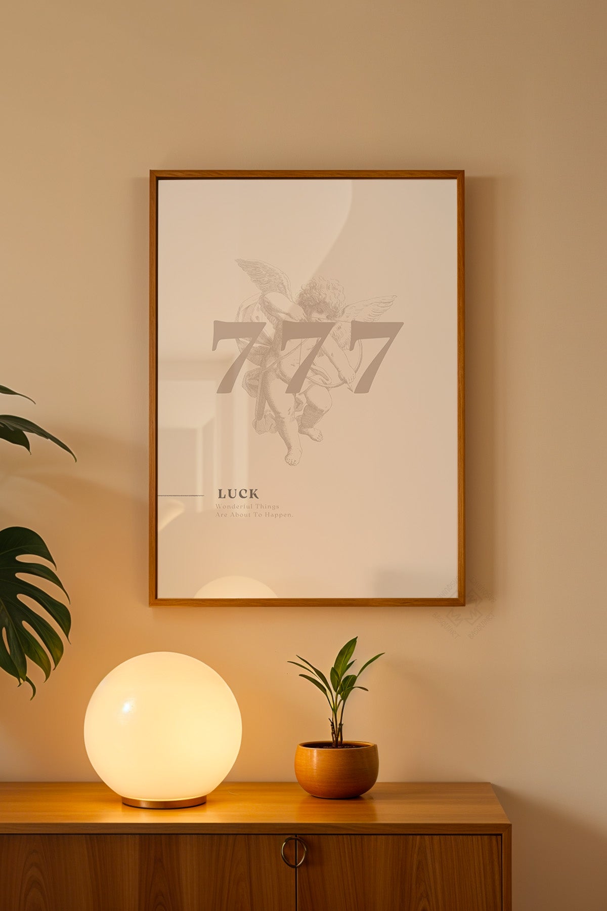 Lucky You Serisi Ahşap Çerçeveli Poster, Tablo Duvar Dekoru No:8