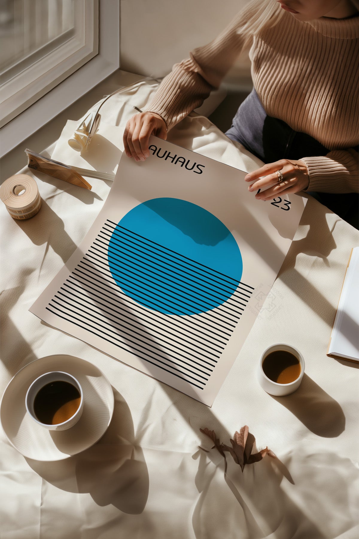 Bauhaus Serisi Poster, Duvar Dekoru No:17