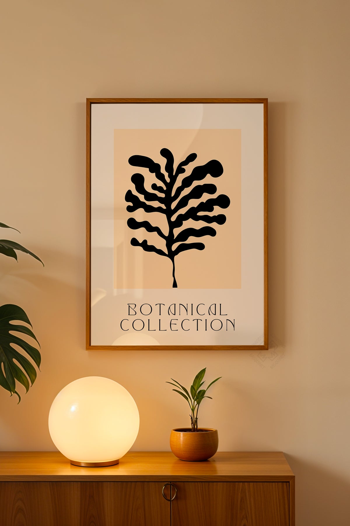 Bohemian Serisi Ahşap Çerçeveli Poster, Tablo No:123