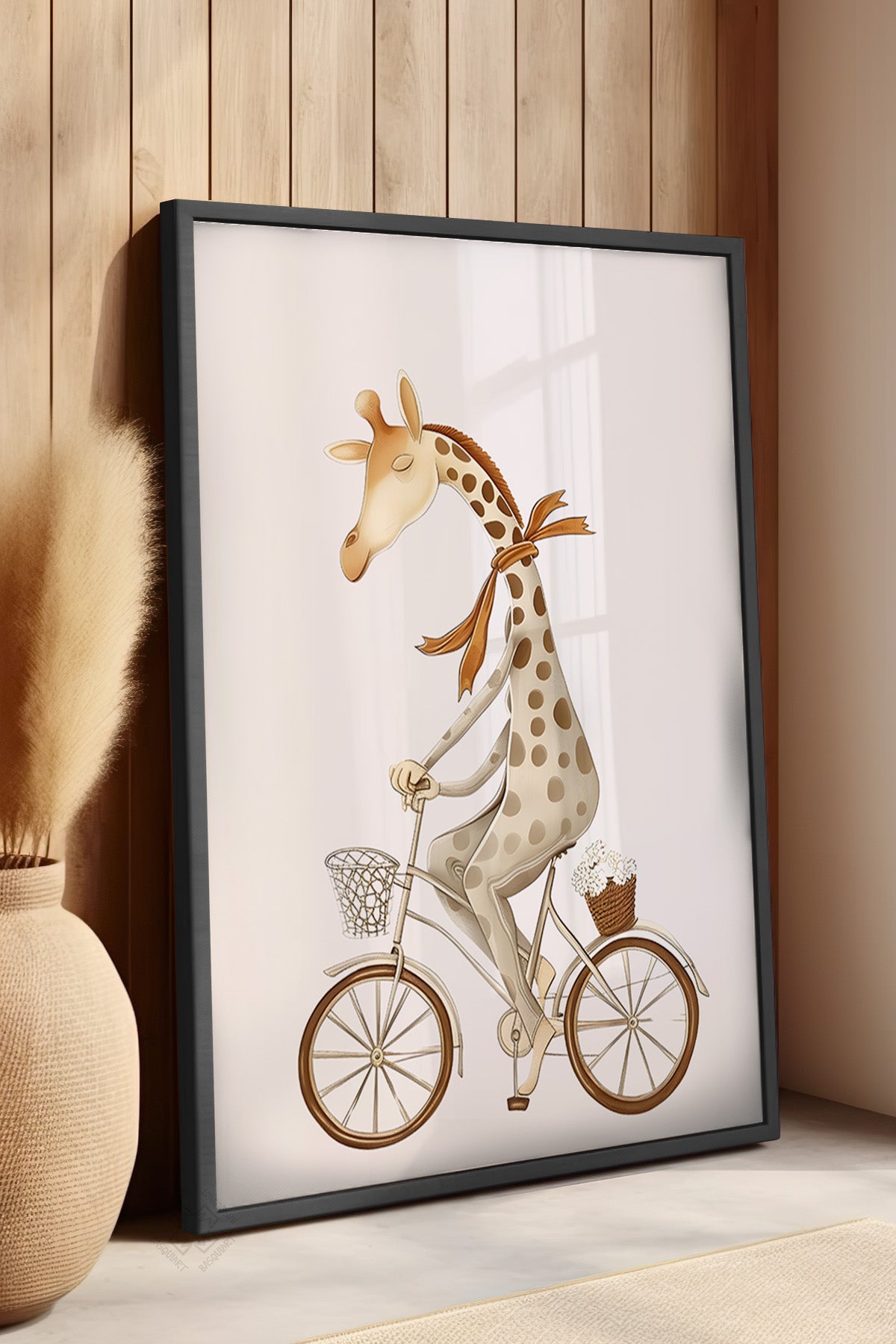Çocuk Odası, Bebek Odası Siyah Çerçeveli Poster, Tablo No:83
