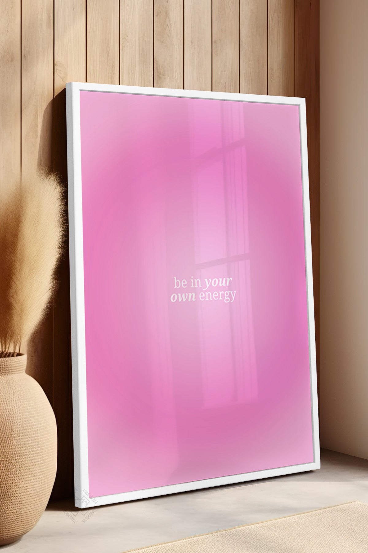 Aura Serisi Beyaz Çerçeveli Poster, Tablo No:106