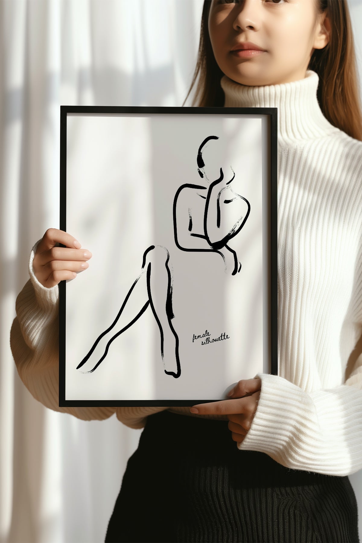 Bohemian Serisi Siyah Çerçeveli Poster, Tablo No:90
