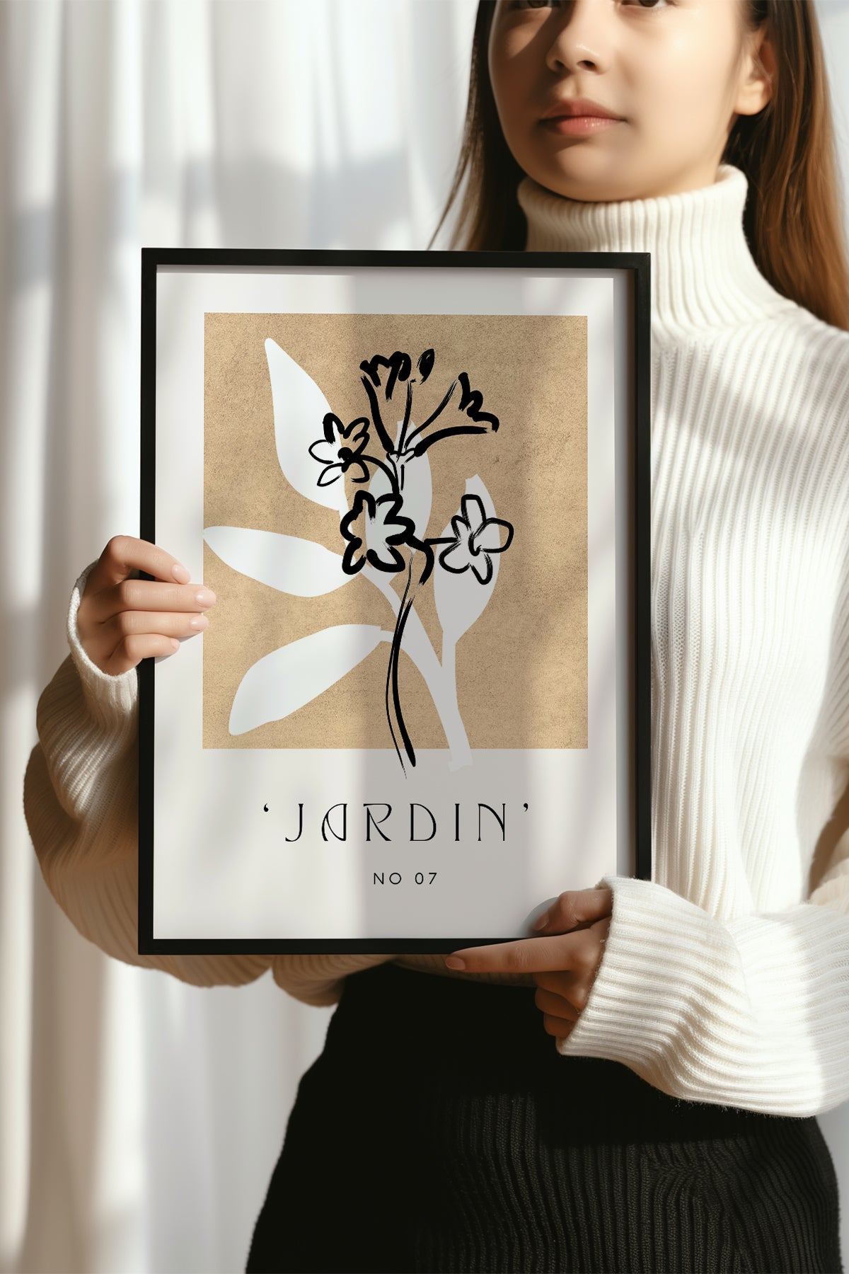Bohemian Serisi Siyah Çerçeveli Poster, Tablo No:120