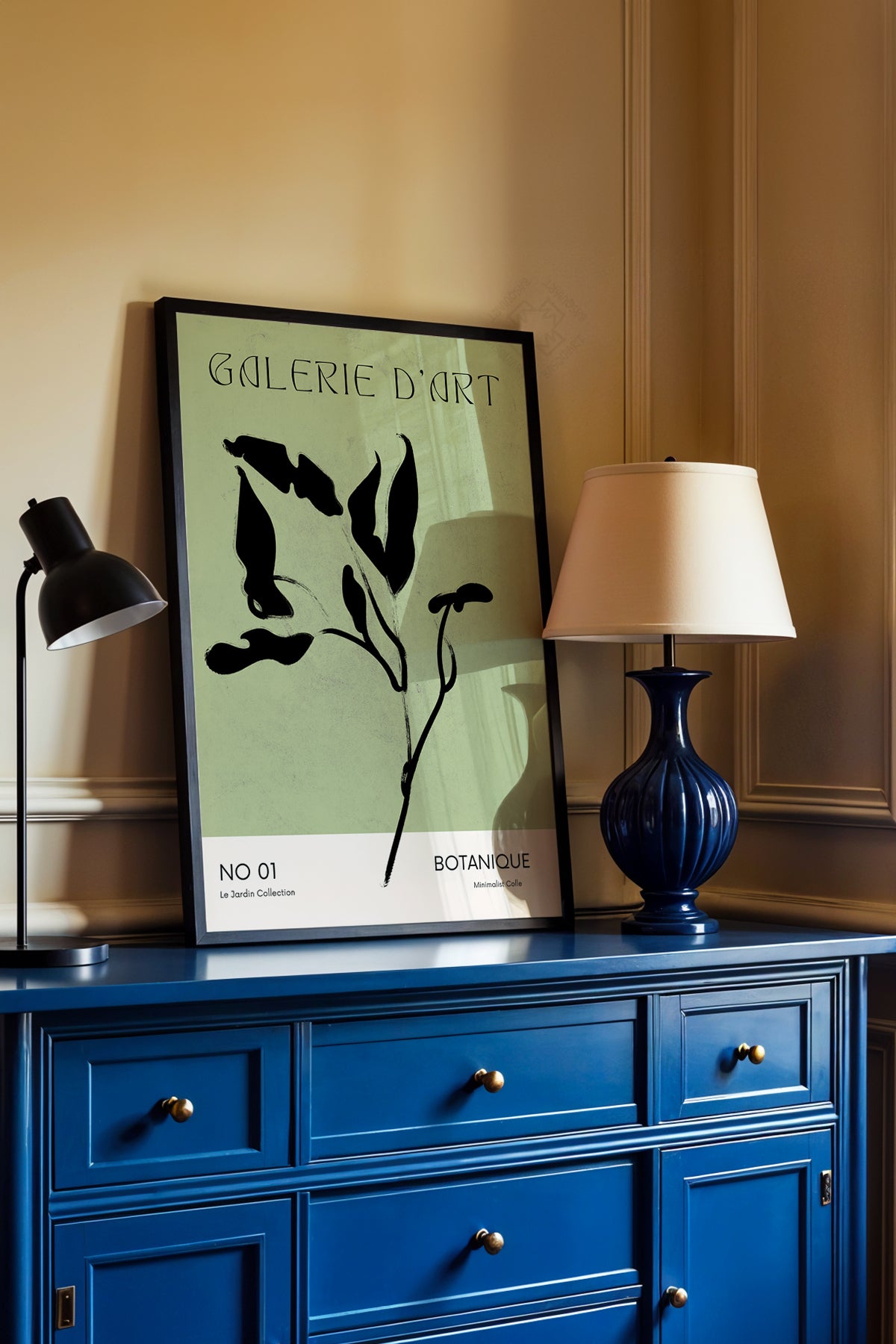 Bohemian Serisi Siyah Çerçeveli Poster, Tablo No:46