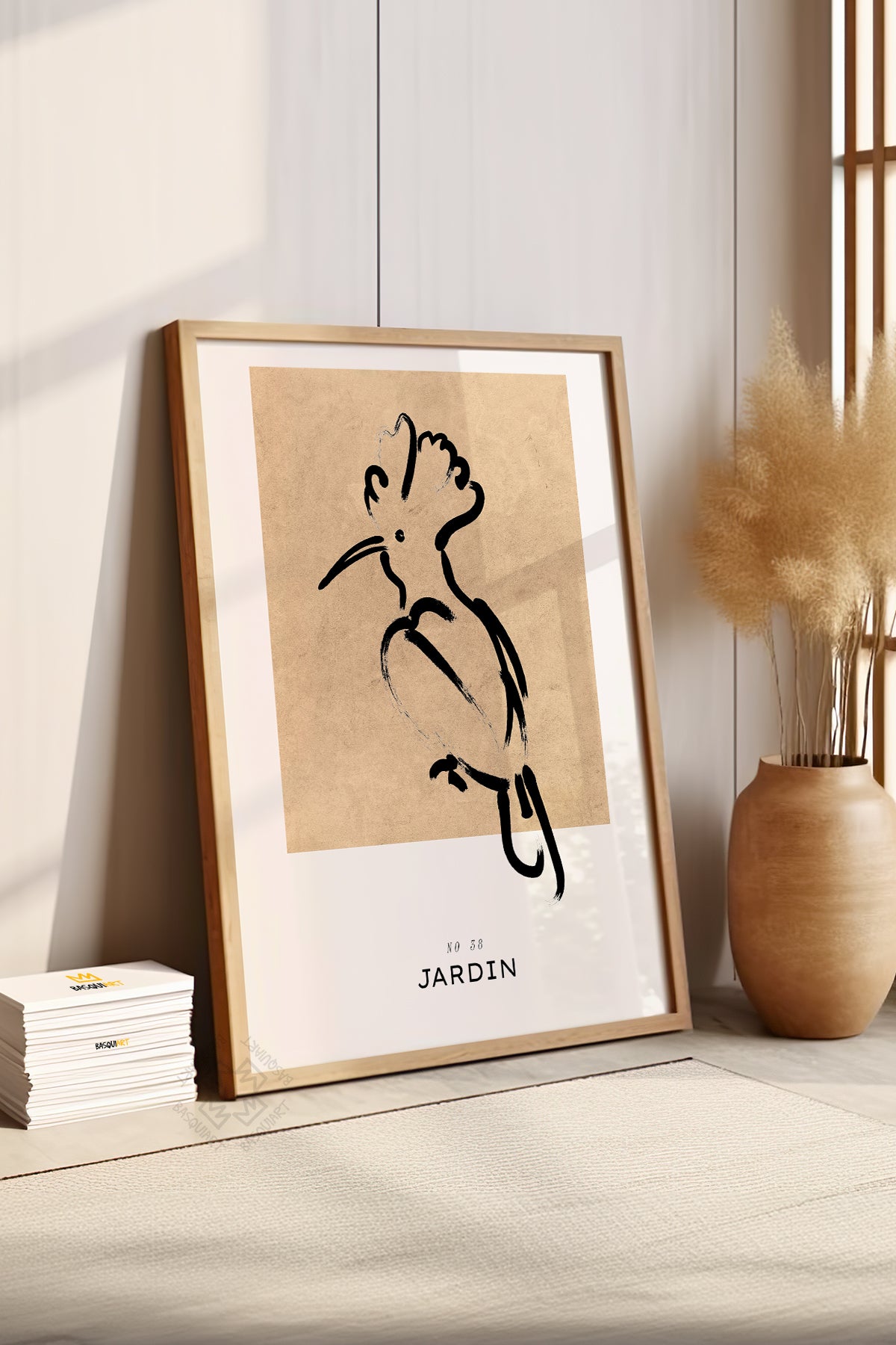 Bohemian Serisi Ahşap Çerçeveli Poster, Tablo No:80