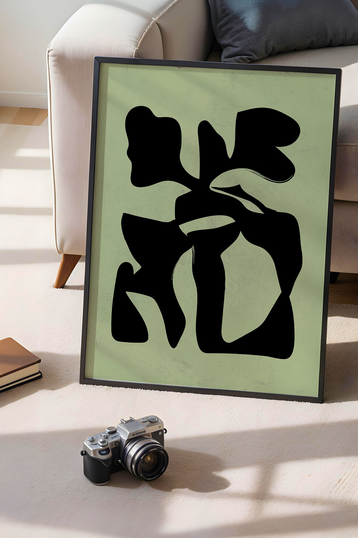 Bohemian Serisi Siyah Çerçeveli Poster, Tablo No:55