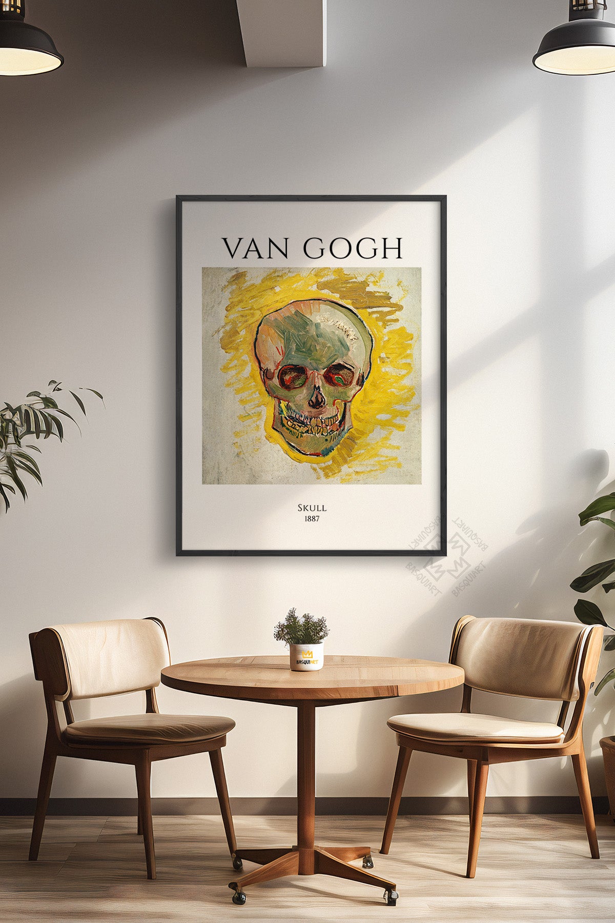Vincent Van Gogh Serisi Siyah Çerçeveli Poster, Tablo Duvar Dekoru No:30