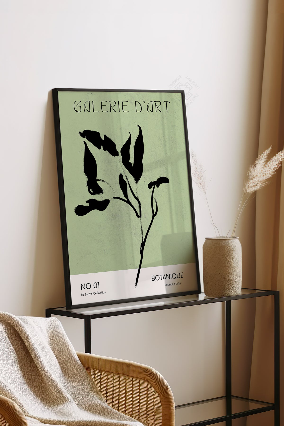 Bohemian Serisi Siyah Çerçeveli Poster, Tablo No:46
