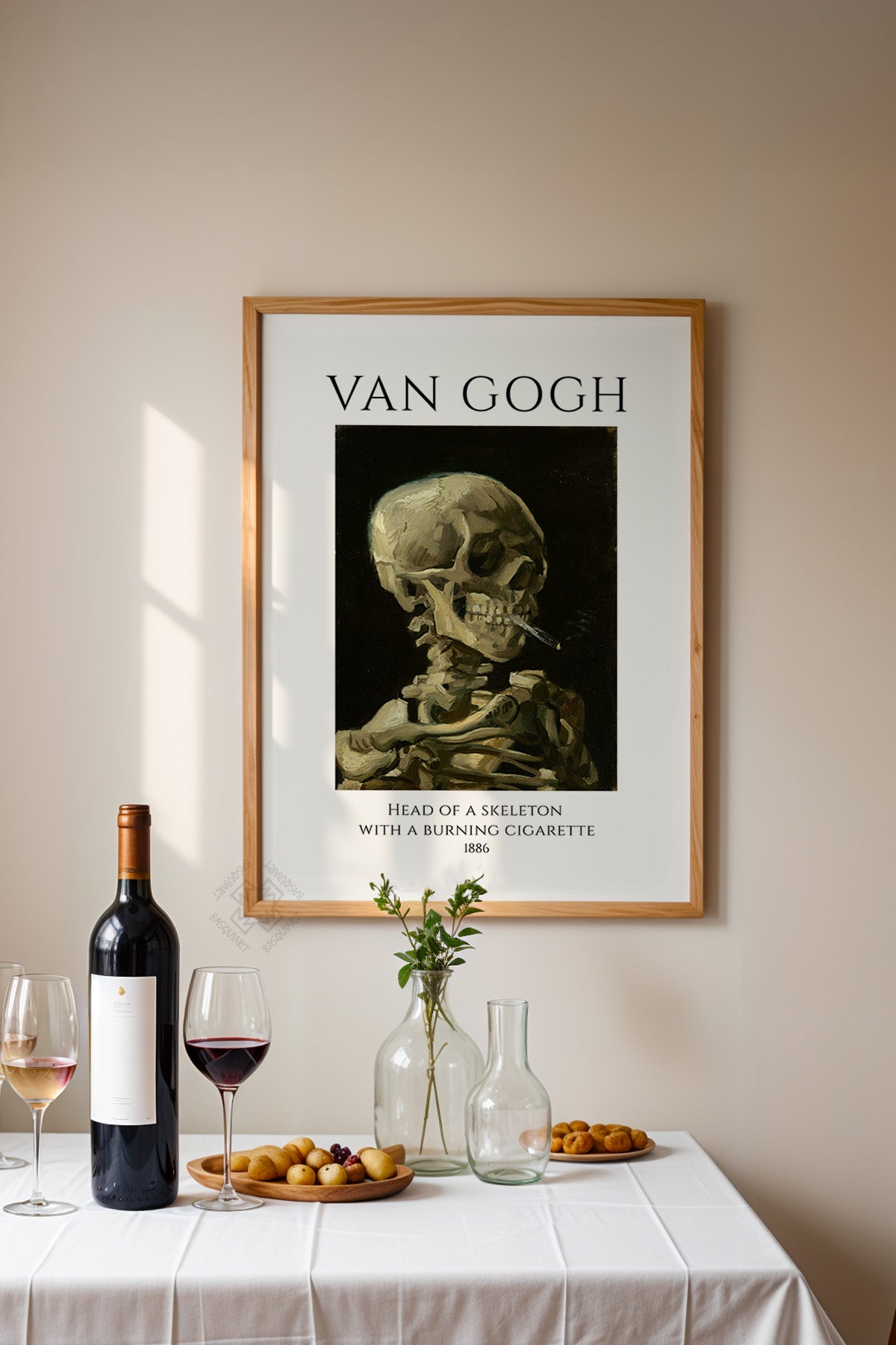Vincent Van Gogh Serisi Ahşap Çerçeveli Poster, Tablo Duvar Dekoru No:24