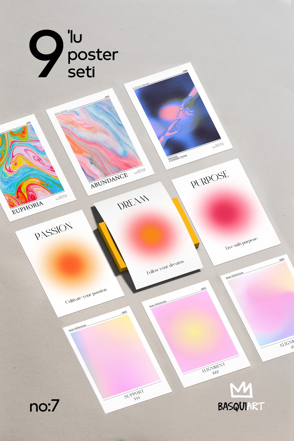 Manifest 9'lu Poster Seti, Duvar Dekoru No:7