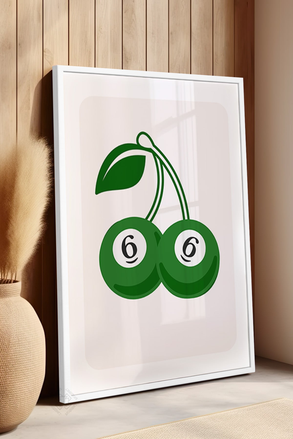 Lucky You Serisi Beyaz Çerçeveli Poster, Tablo Duvar Dekoru No:137