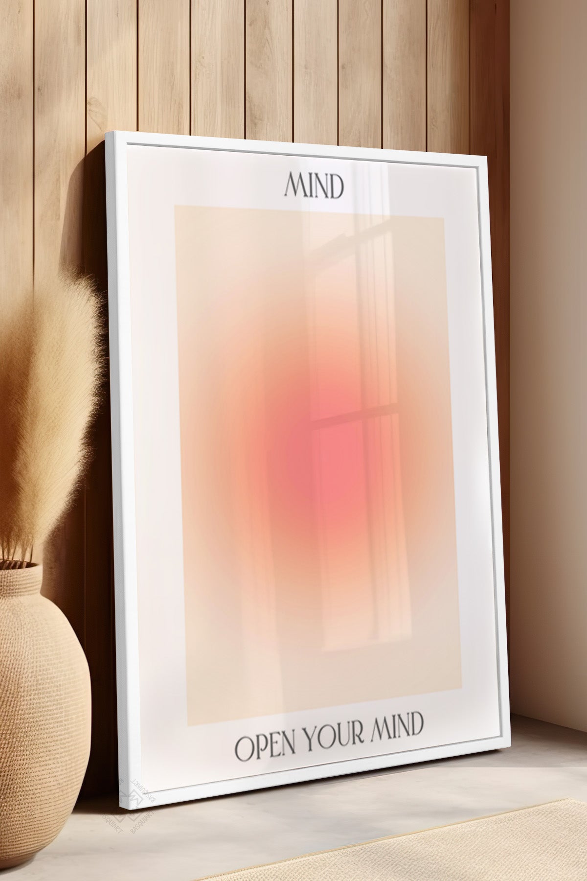 Aura Serisi Beyaz Çerçeveli Poster, Tablo No:143