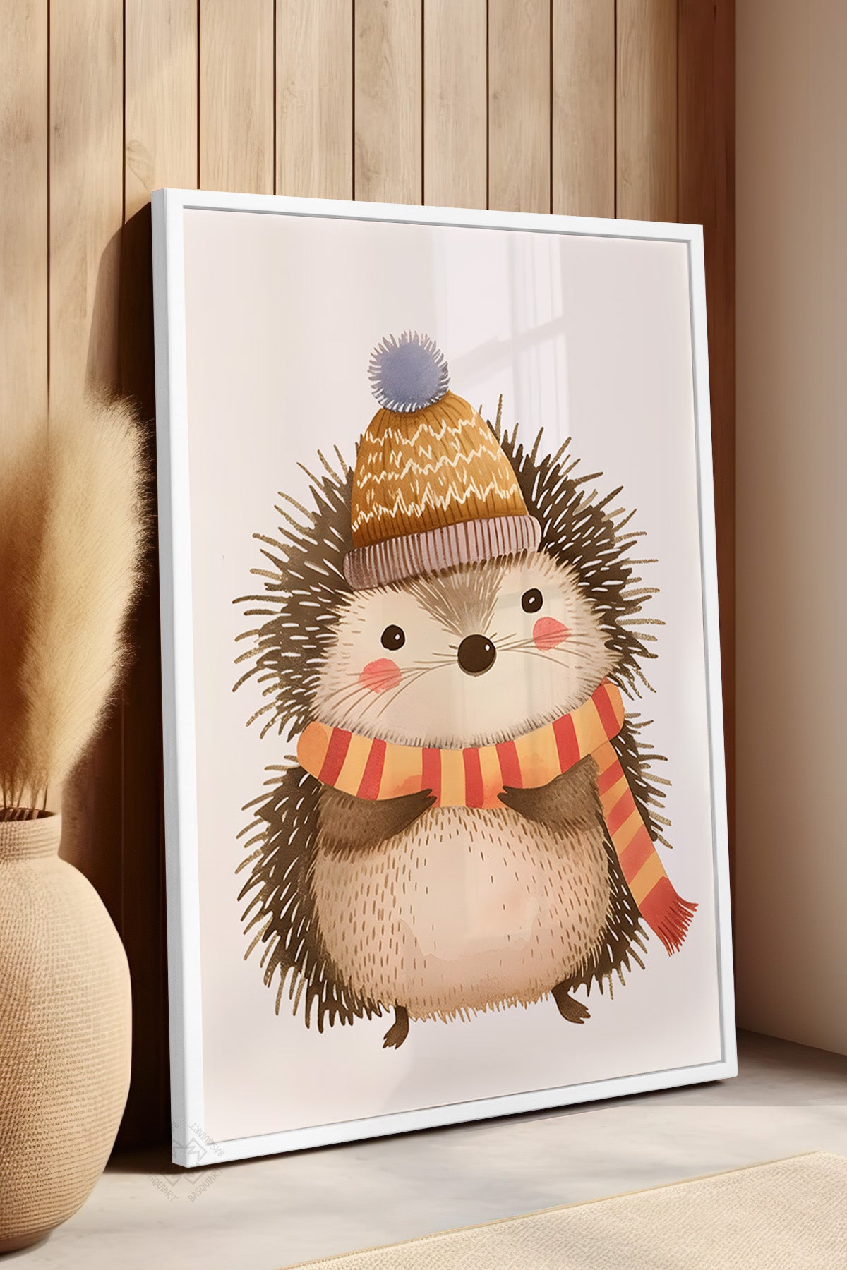 Çocuk Odası, Bebek Odası Beyaz Çerçeveli Poster, Tablo No:79