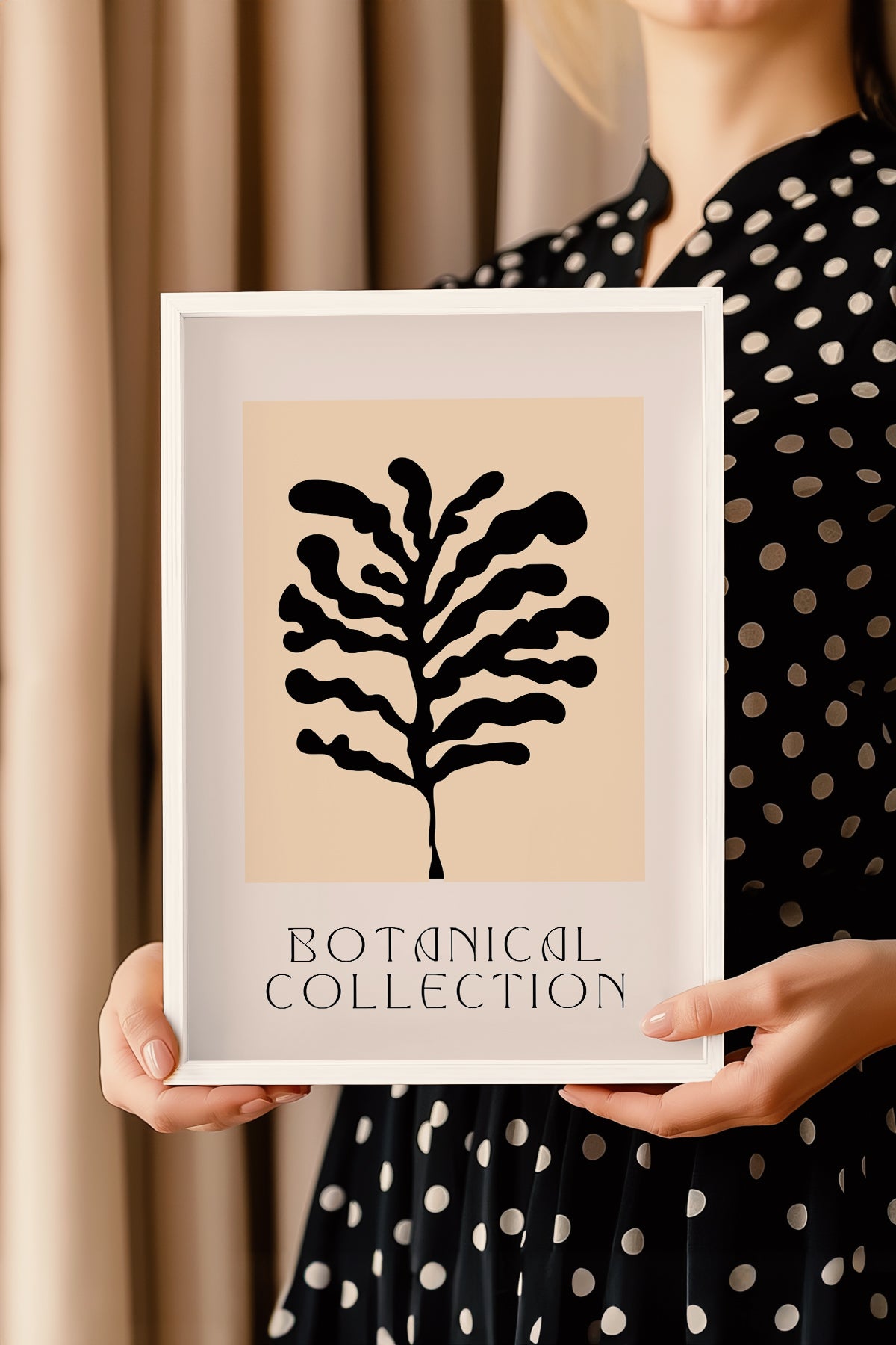 Bohemian Serisi Beyaz Çerçeveli Poster, Tablo No:123