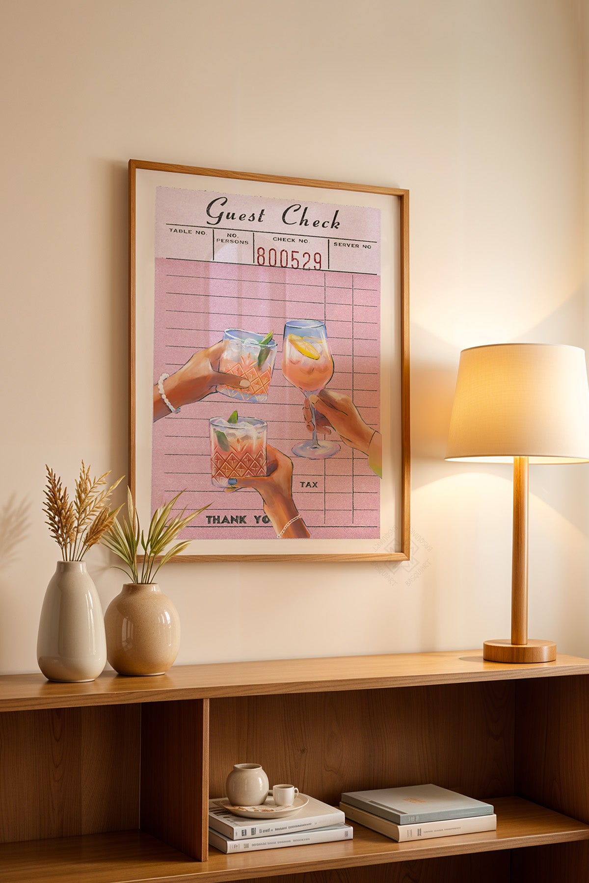 Lucky You Serisi Ahşap Çerçeveli Poster, Tablo Duvar Dekoru No:51