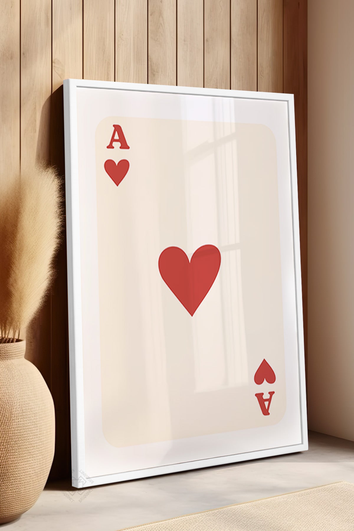 Lucky You Serisi Beyaz Çerçeveli Poster, Tablo Duvar Dekoru No:70