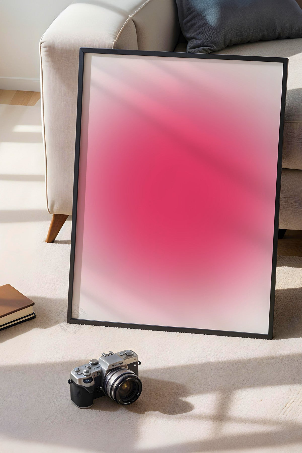 Aura Serisi Siyah Çerçeveli Poster, Tablo No:83