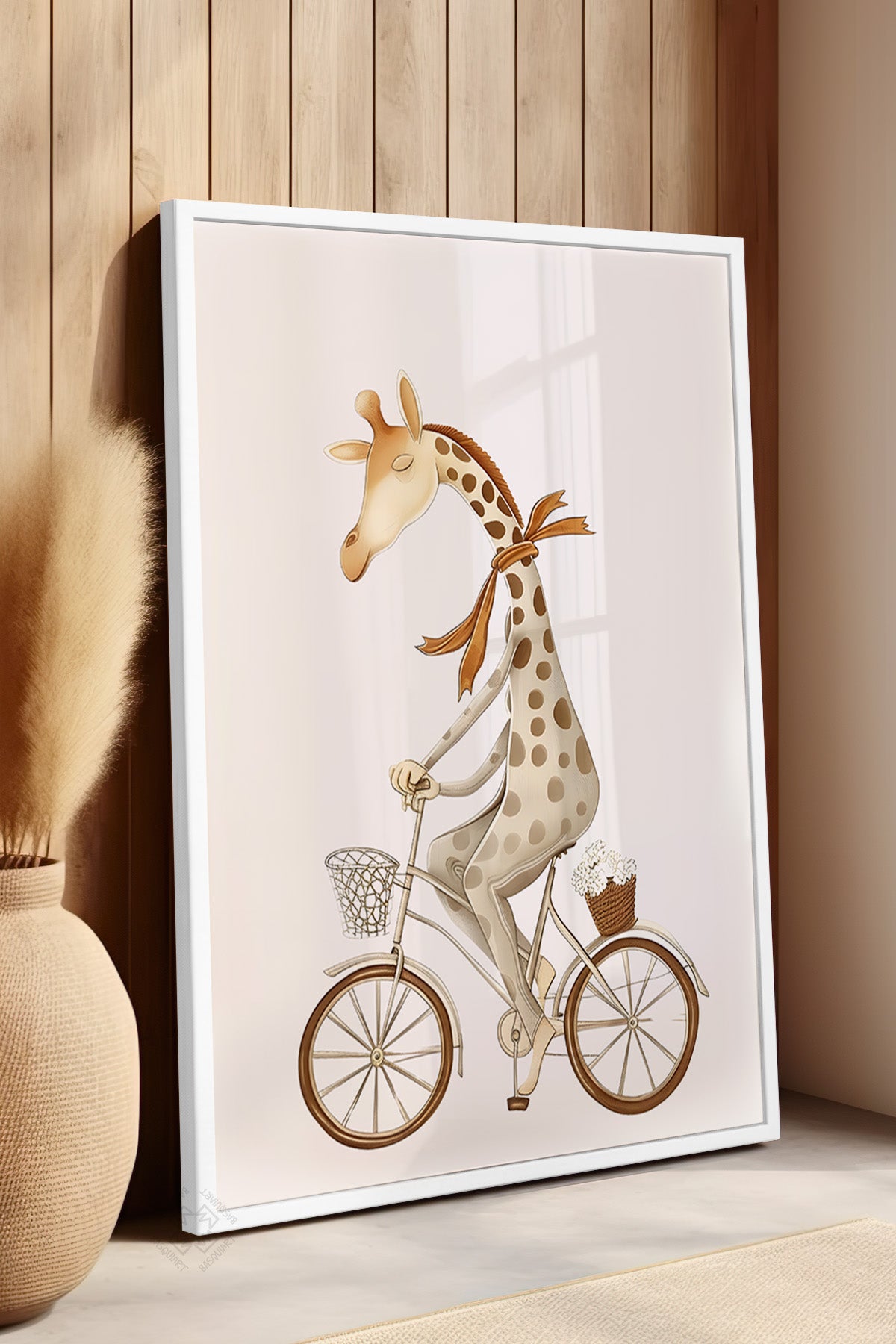 Çocuk Odası, Bebek Odası Beyaz Çerçeveli Poster, Tablo No:83