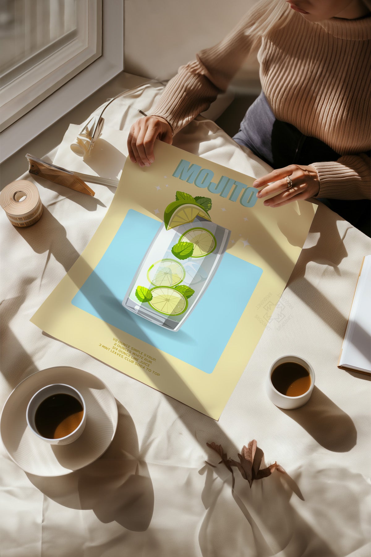 Kokteyl Serisi Poster, Cafe, Restoran, Mutfak Duvar Dekoru No:56