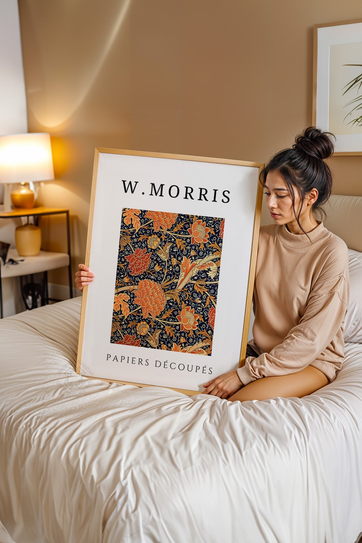 William Morris Serisi Ahşap Çerçeveli Poster, Tablo Duvar Dekoru No:16