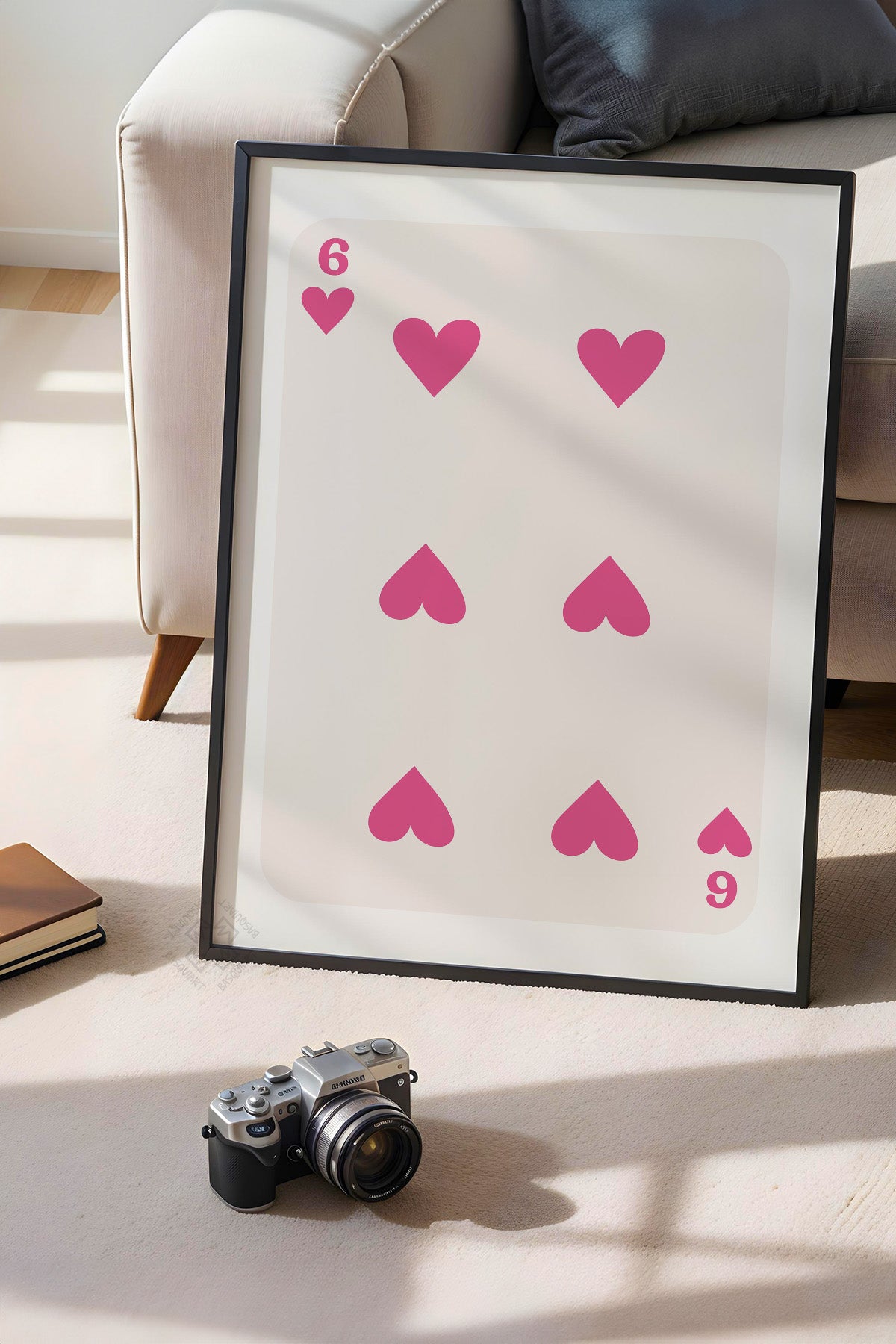 Lucky You Serisi Siyah Çerçeveli Poster, Tablo Duvar Dekoru No:58