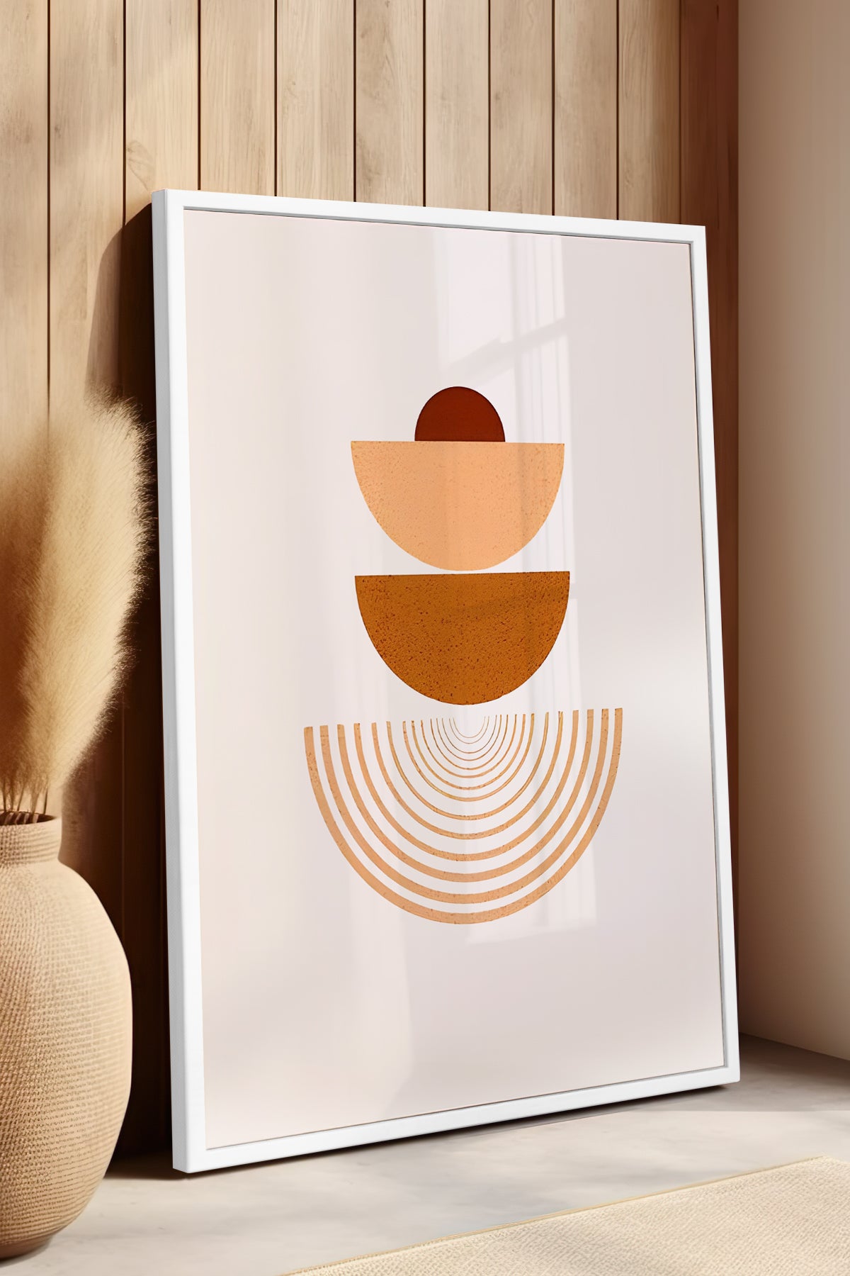 Bohemian Serisi Beyaz Çerçeveli Poster, Tablo No:40