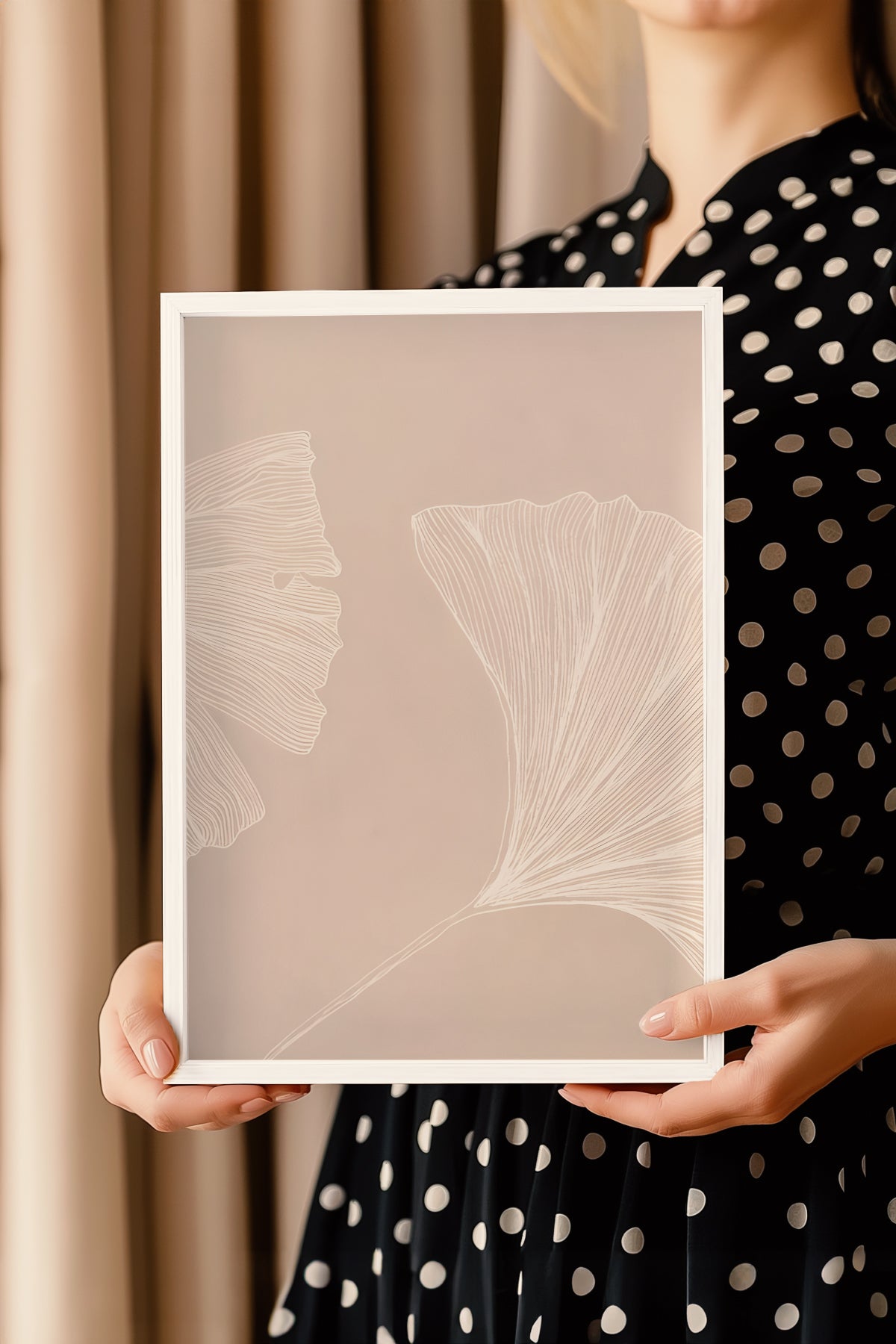 Bohemian Serisi Beyaz Çerçeveli Poster, Tablo No:142