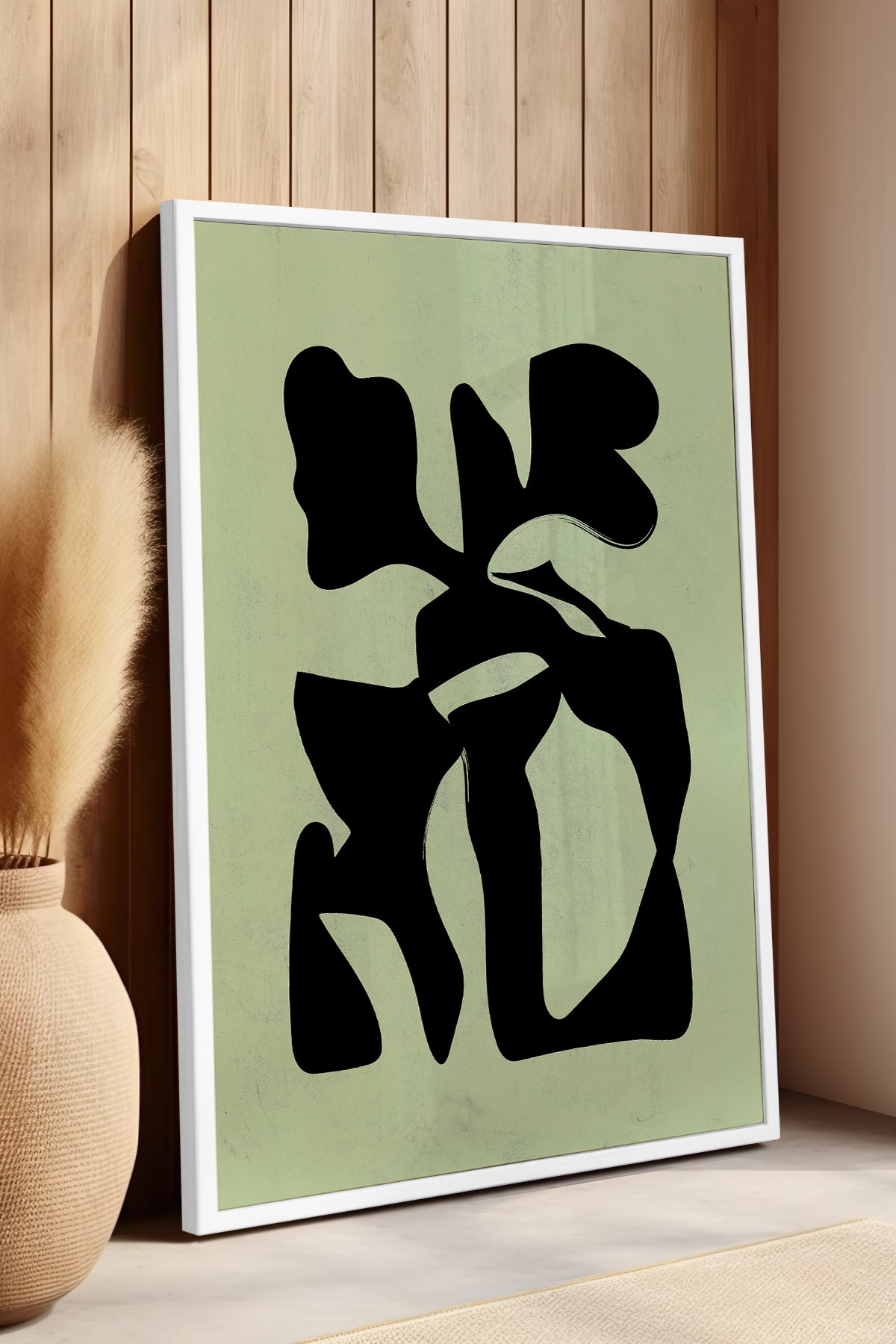 Bohemian Serisi Beyaz Çerçeveli Poster, Tablo No:55