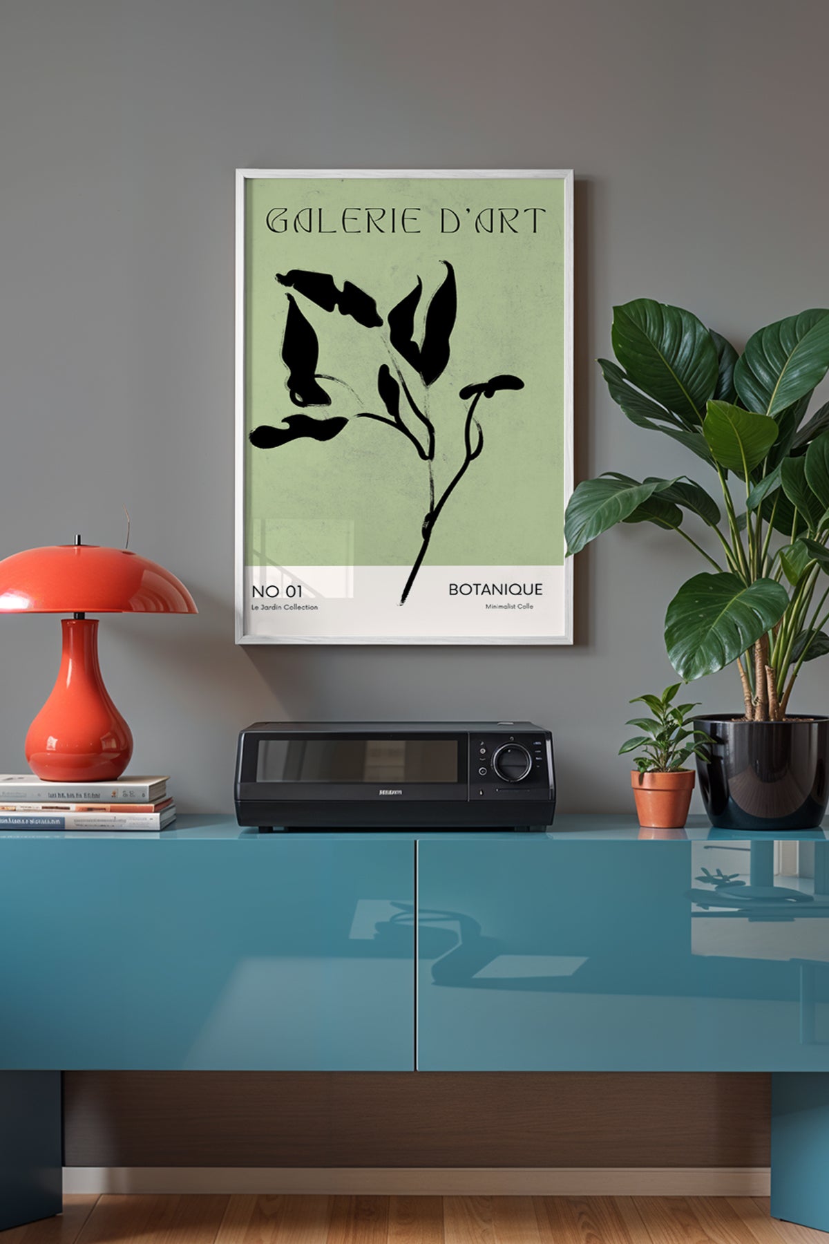 Bohemian Serisi Beyaz Çerçeveli Poster, Tablo No:46
