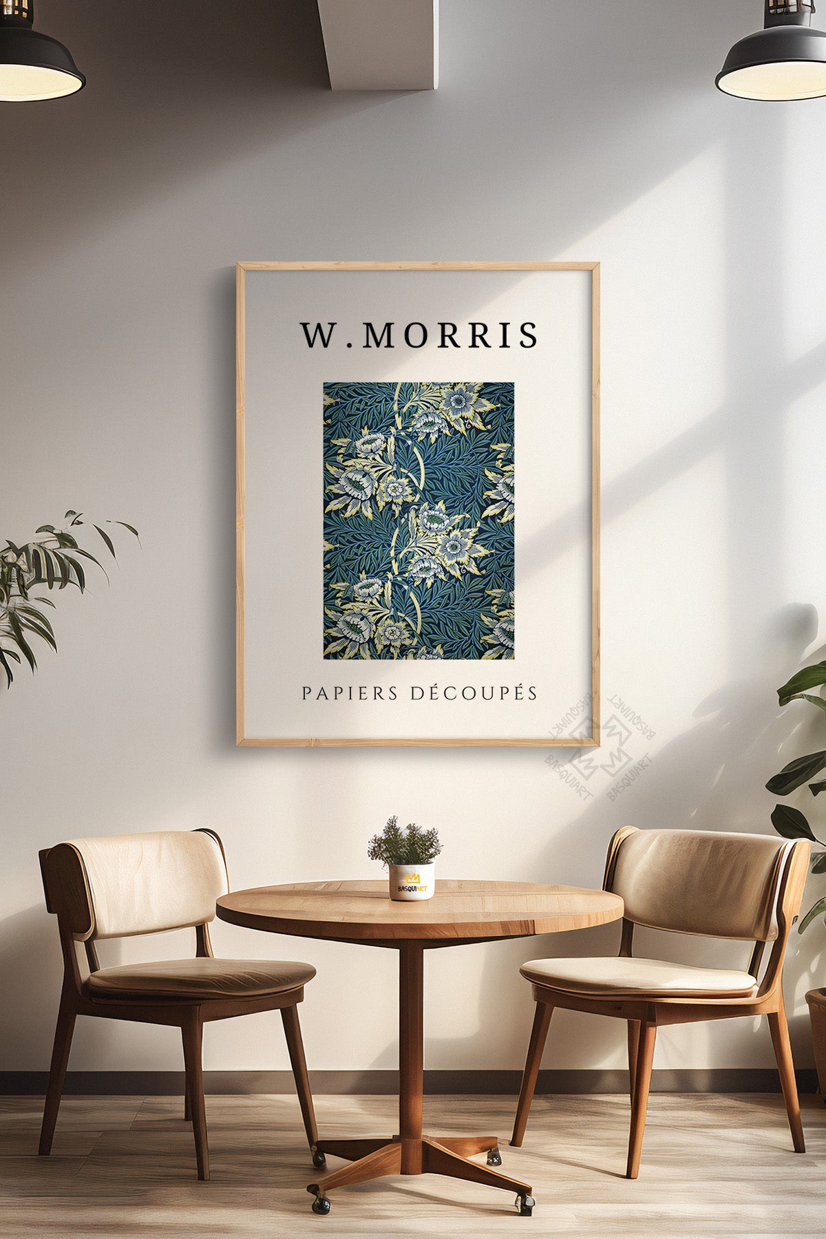 William Morris Serisi Ahşap Çerçeveli Poster, Tablo Duvar Dekoru No:15