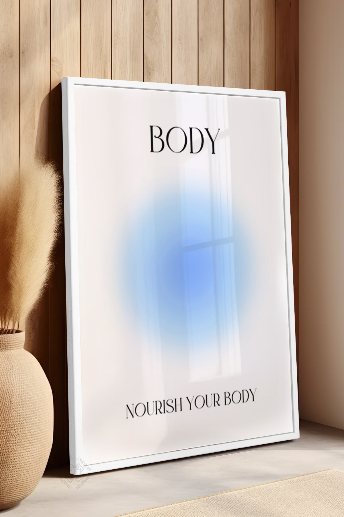 Aura Serisi Beyaz Çerçeveli Poster, Tablo No:157