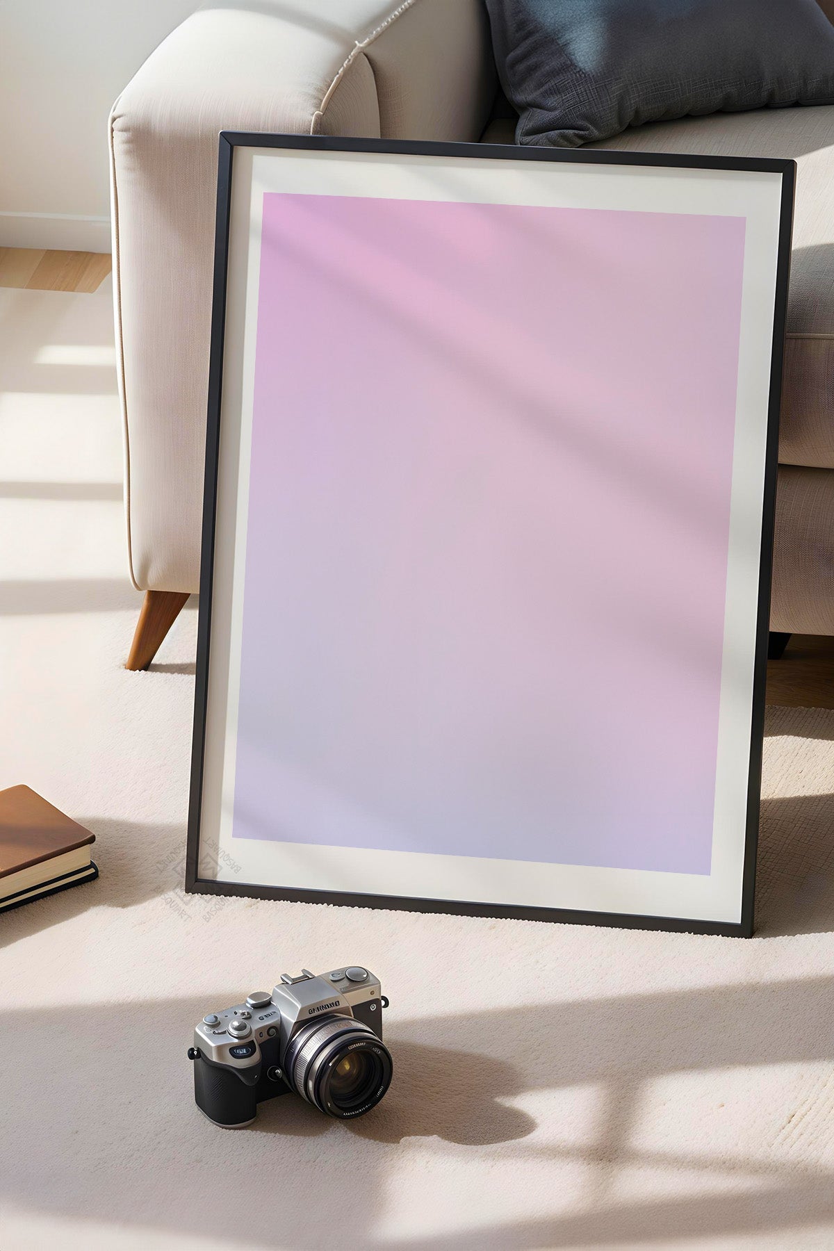 Aura Serisi Siyah Çerçeveli Poster, Tablo No:21
