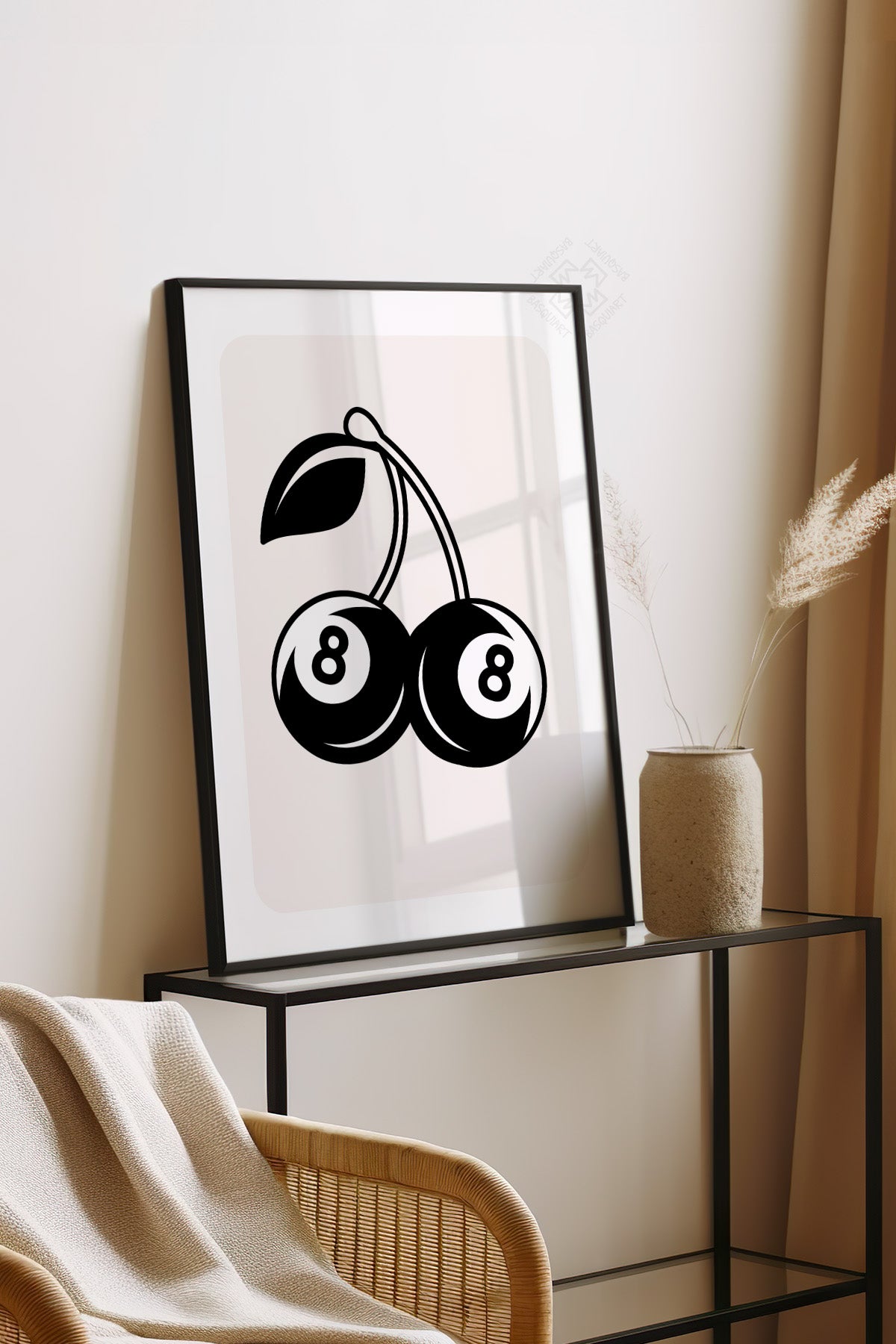Lucky You Serisi Siyah Çerçeveli Poster, Tablo Duvar Dekoru No:114