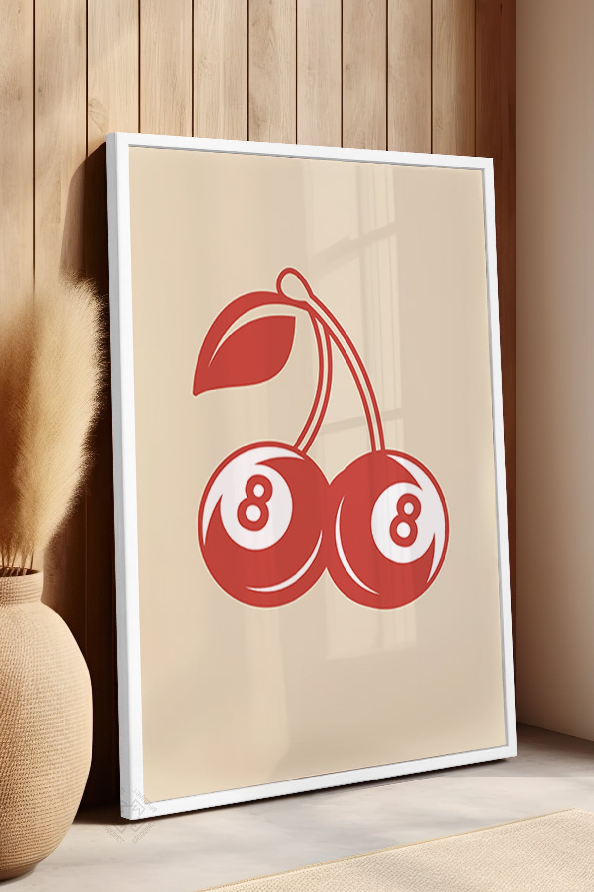 Lucky You Serisi Beyaz Çerçeveli Poster, Tablo Duvar Dekoru No:69