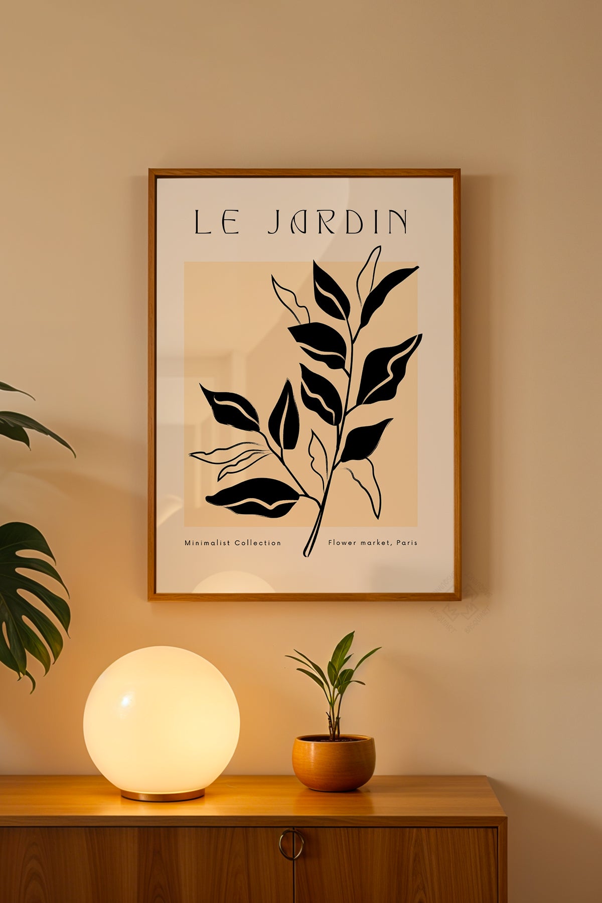 Bohemian Serisi Ahşap Çerçeveli Poster, Tablo No:110