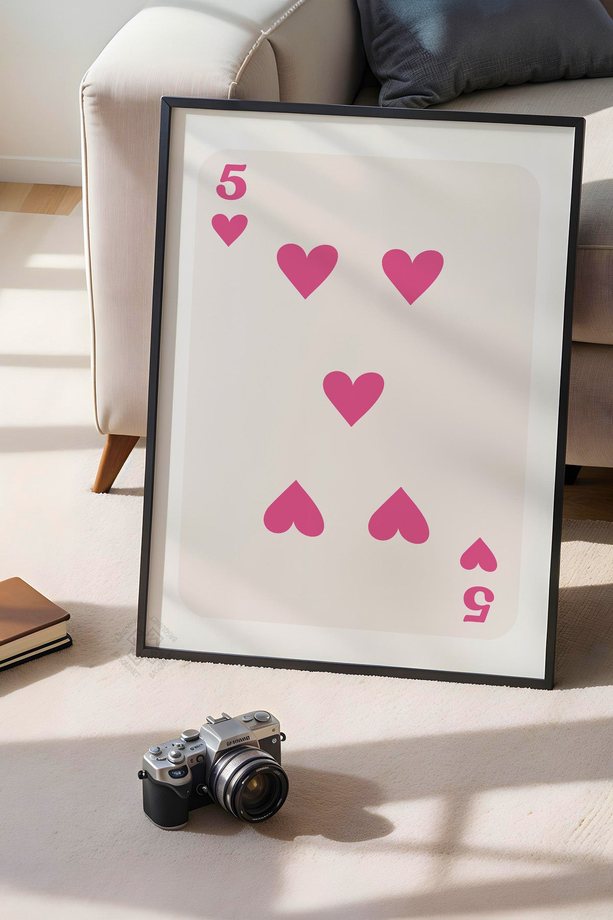 Lucky You Serisi Siyah Çerçeveli Poster, Tablo Duvar Dekoru No:57