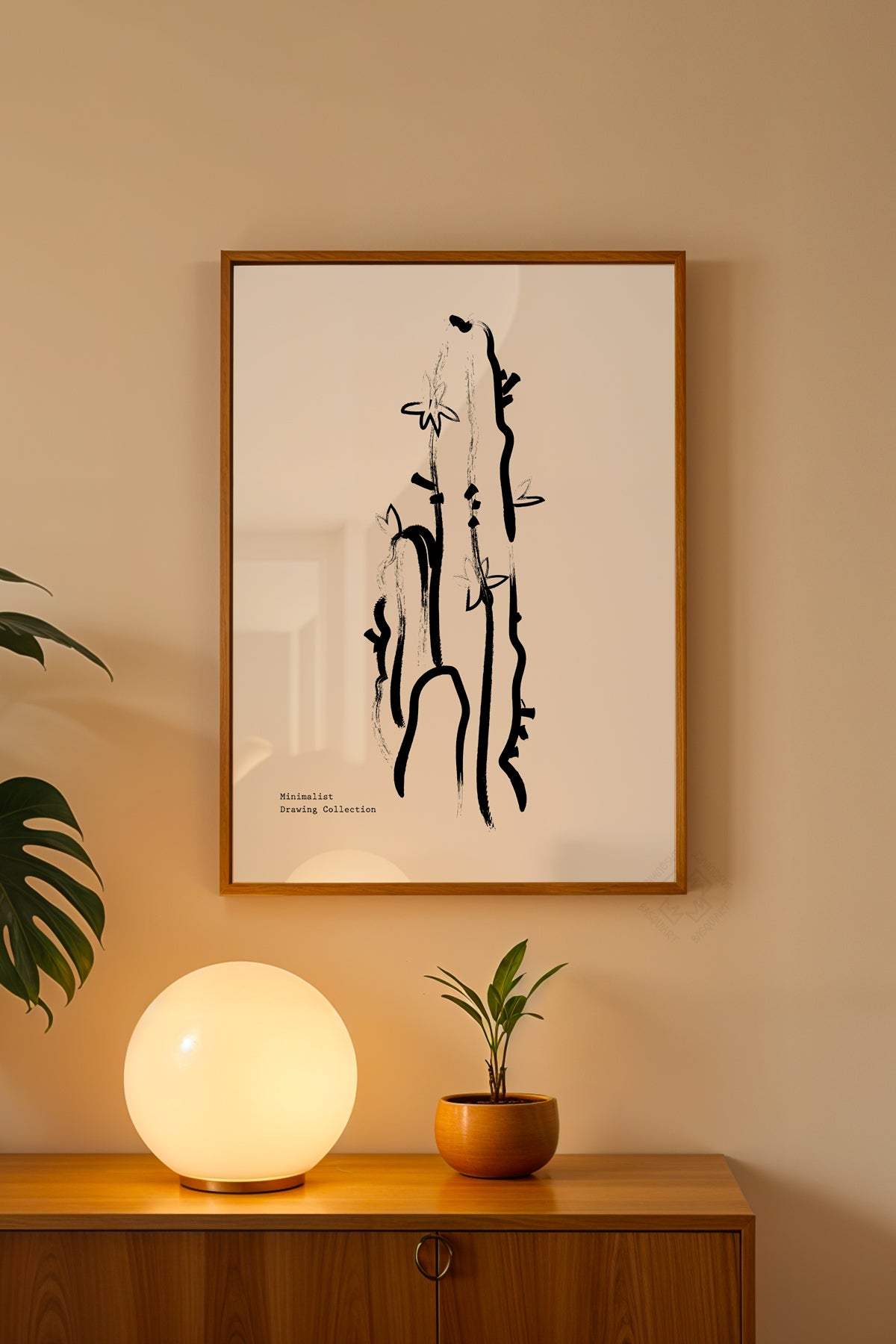 Bohemian Serisi Ahşap Çerçeveli Poster, Tablo No:130