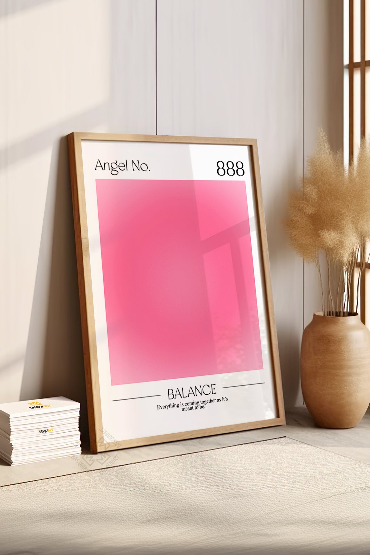 Aura Serisi Ahşap Çerçeveli Poster, Tablo No:12