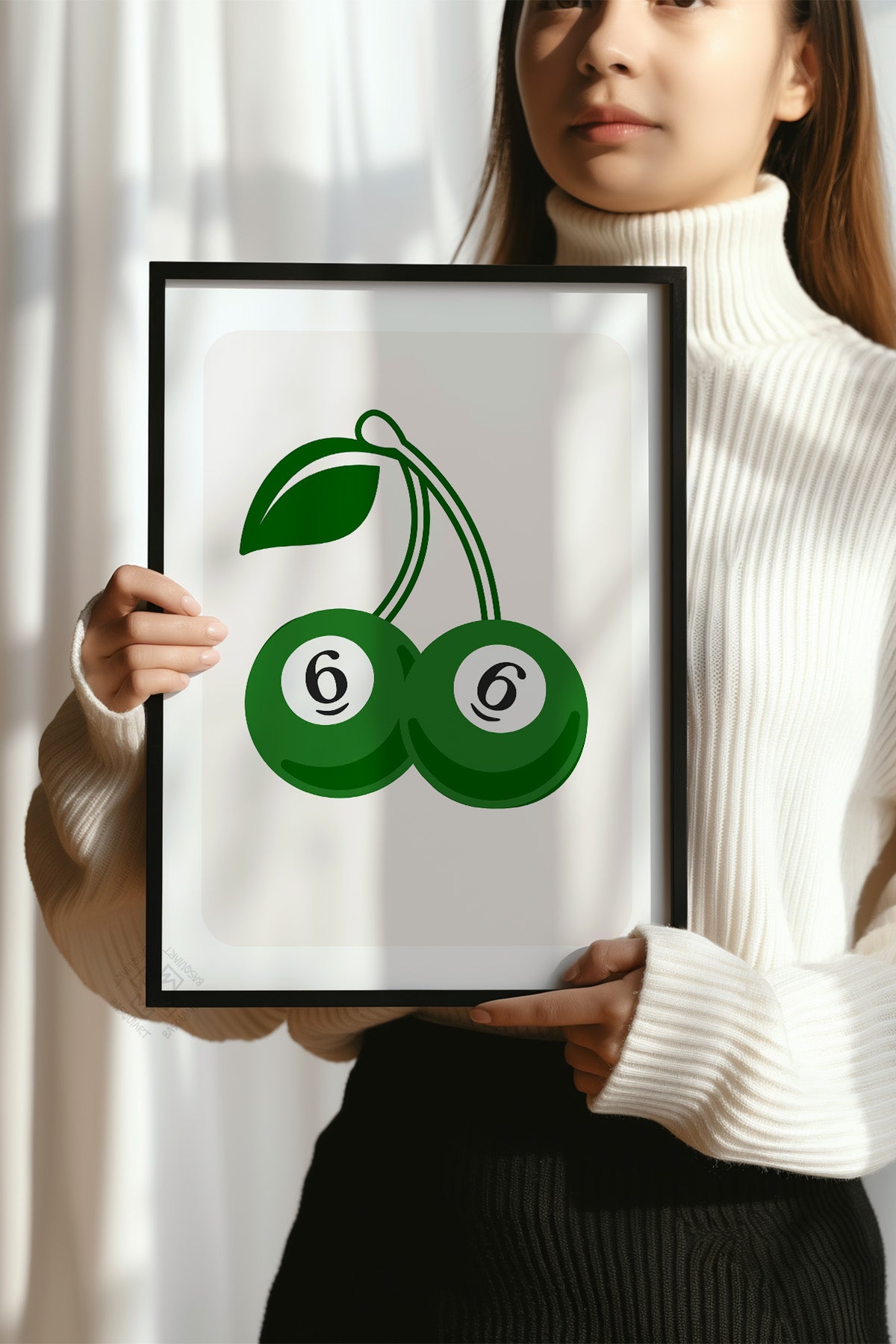 Lucky You Serisi Siyah Çerçeveli Poster, Tablo Duvar Dekoru No:137