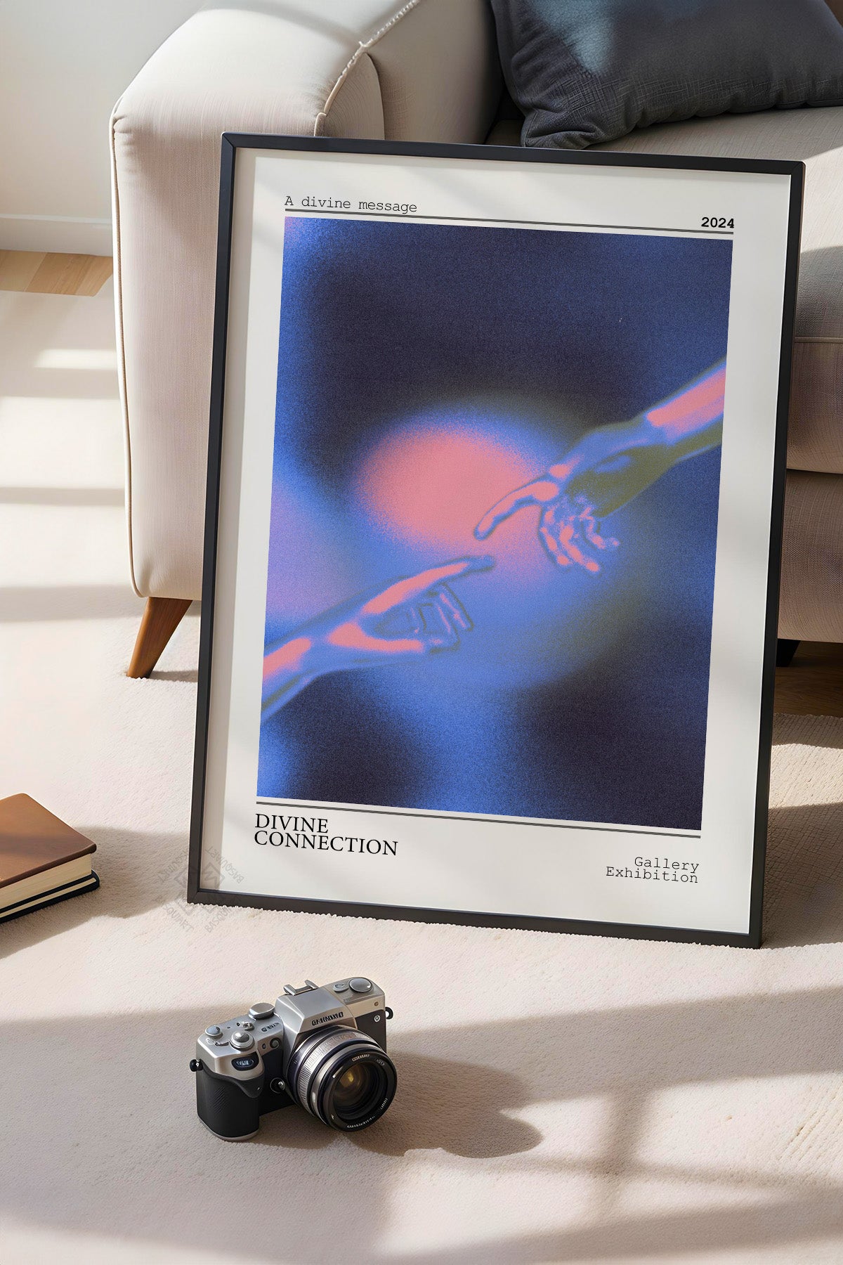 Aura Serisi Siyah Çerçeveli Poster, Tablo No:64