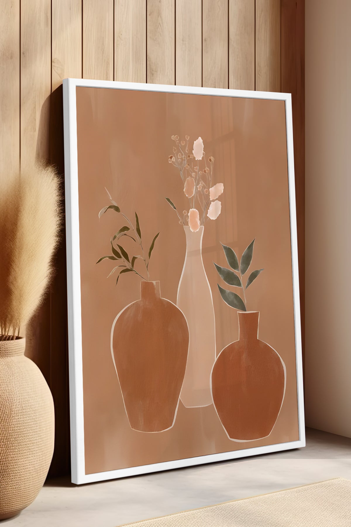 Bohemian Serisi Beyaz Çerçeveli Poster, Tablo No:35