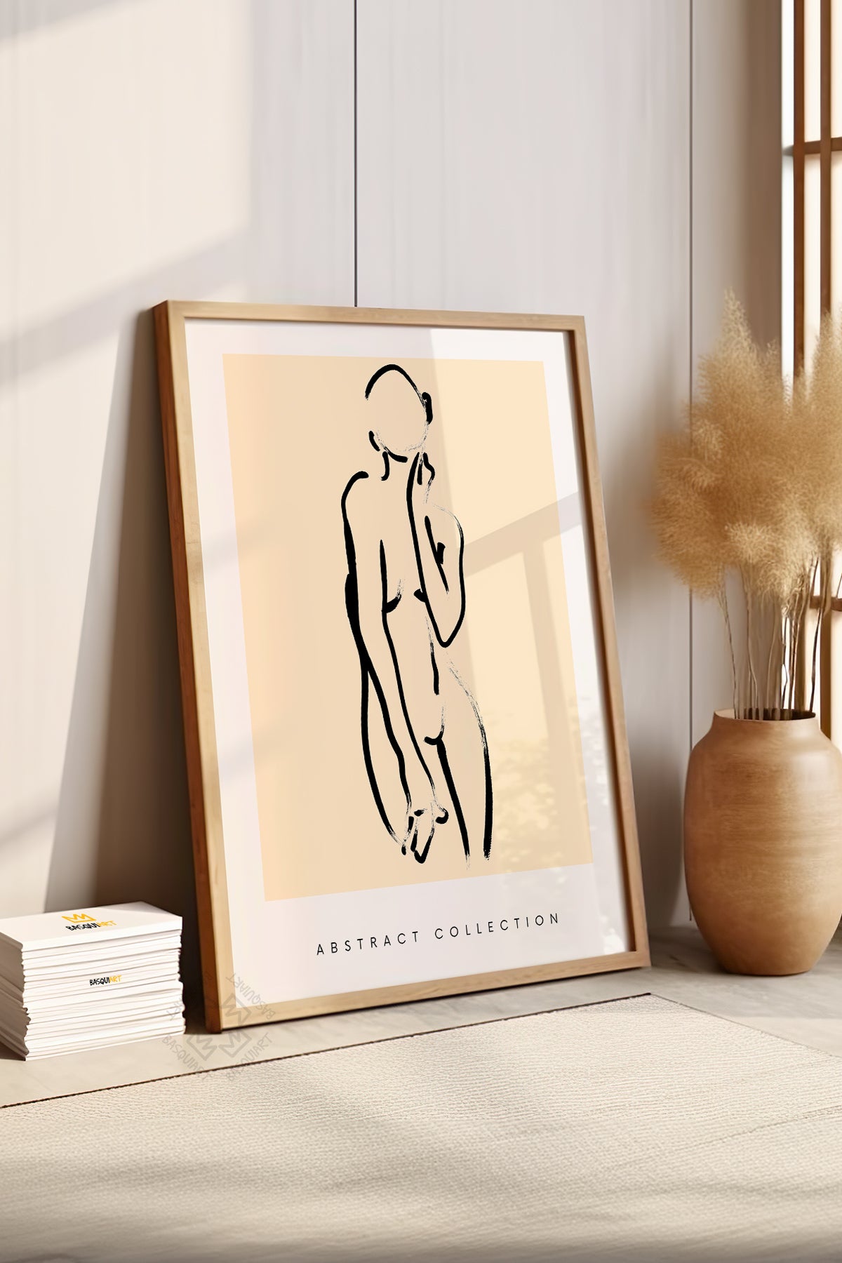 Bohemian Serisi Ahşap Çerçeveli Poster, Tablo No:92