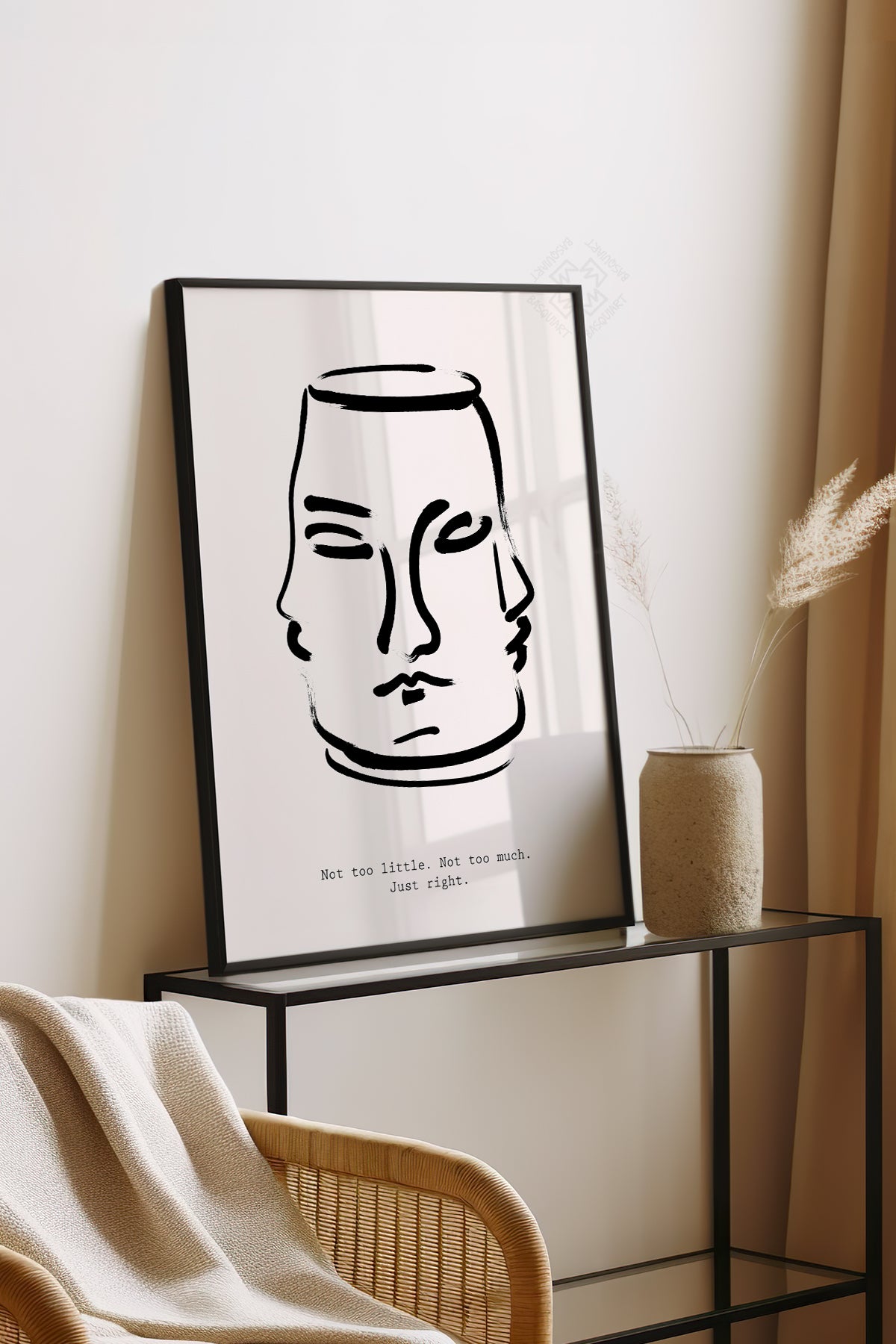 Bohemian Serisi Siyah Çerçeveli Poster, Tablo No:72