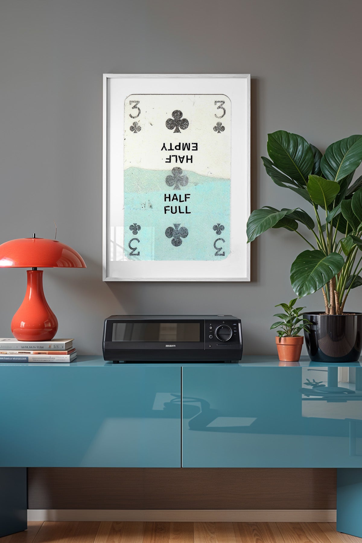 Lucky You Serisi Beyaz Çerçeveli Poster, Tablo Duvar Dekoru No:103