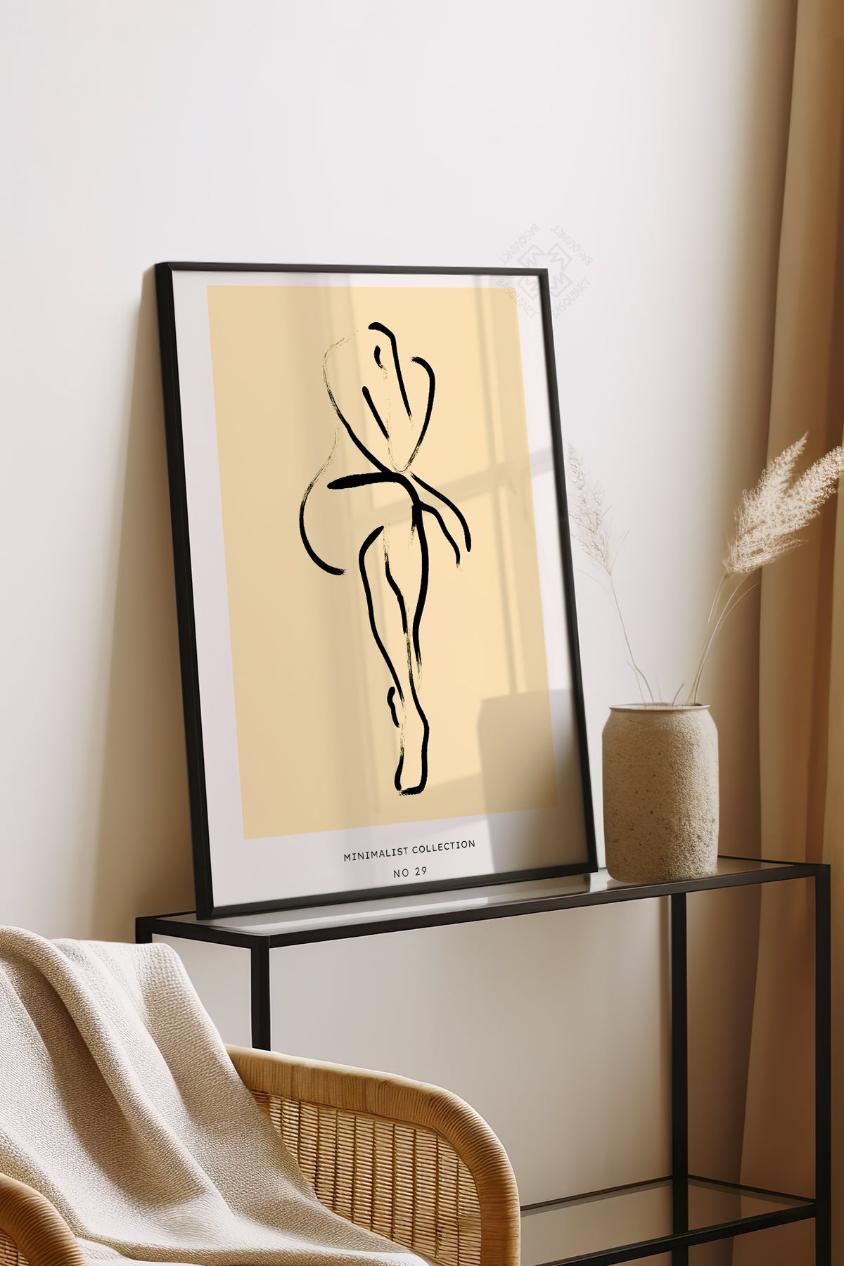Bohemian Serisi Siyah Çerçeveli Poster, Tablo No:85